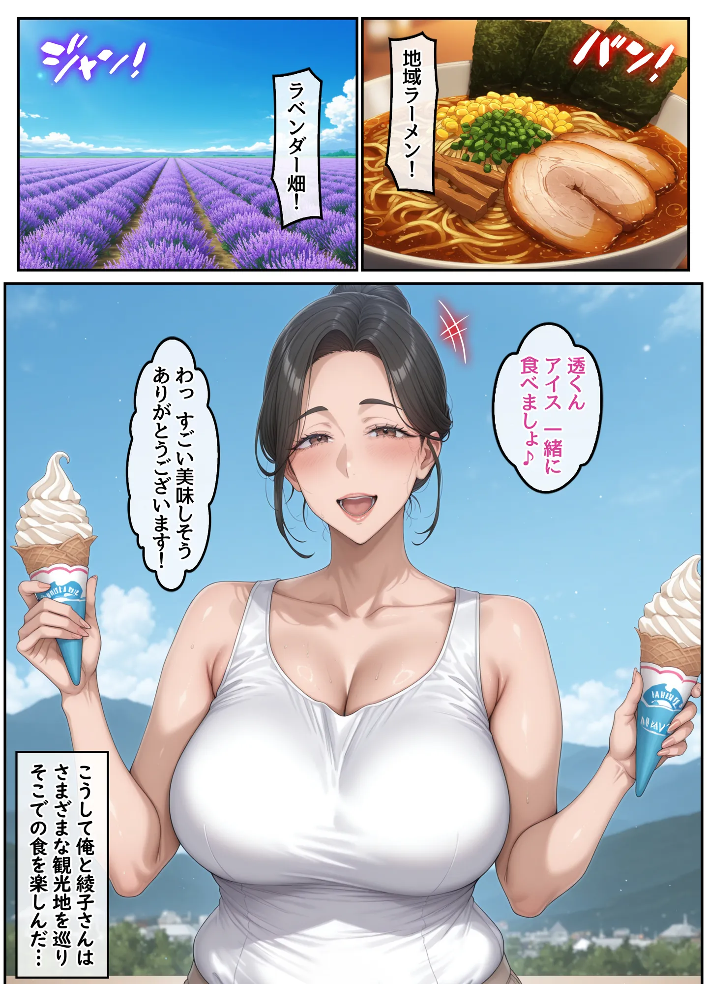 欲求不満を隠し続けてきた未亡人女将と汗だくで求め合う温泉宿の夜2 - 10ページ