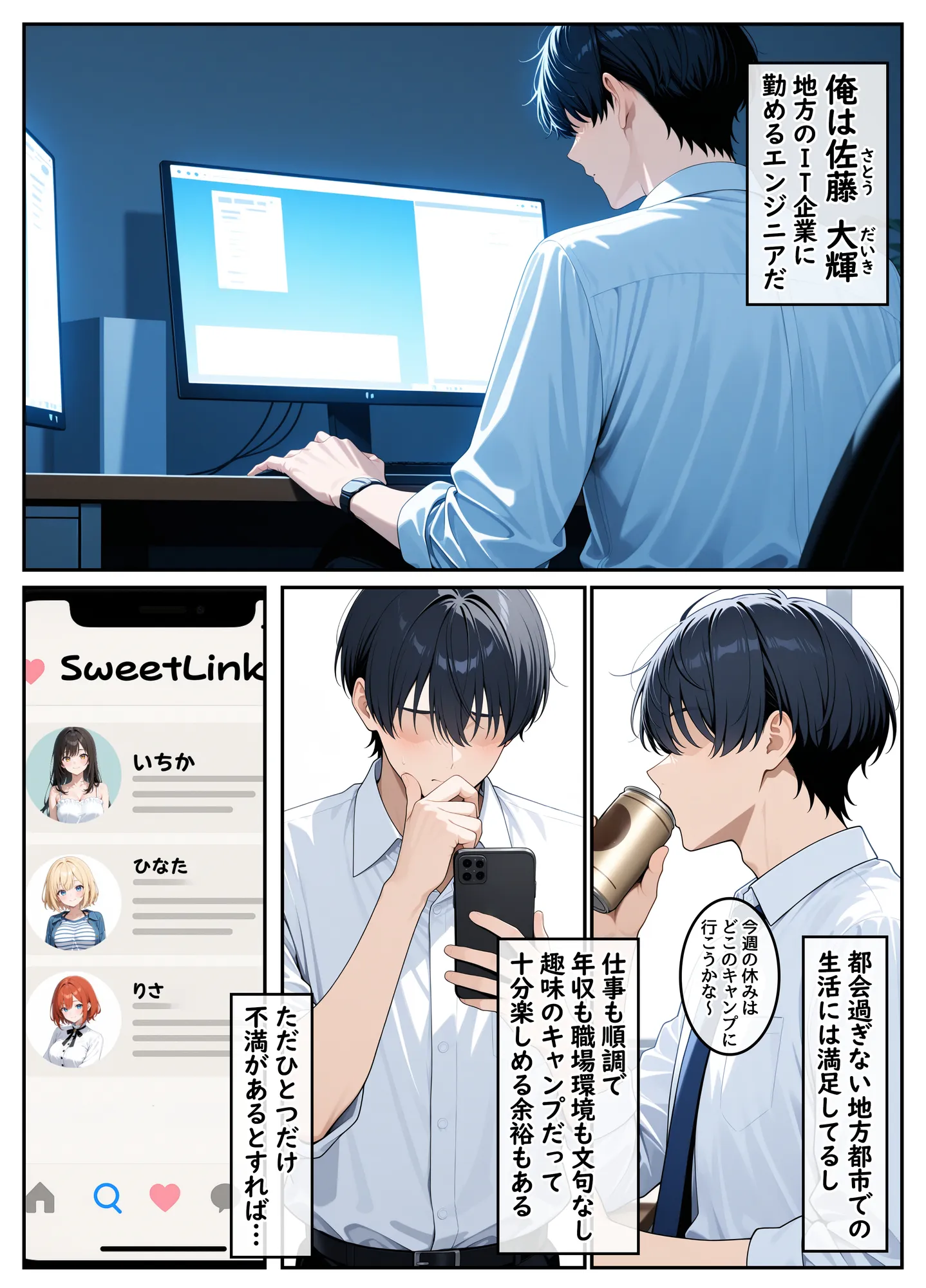 童貞の俺が海外旅行先で出会った褐色美女と国際結婚して子作りしまくる話1 - 1ページ