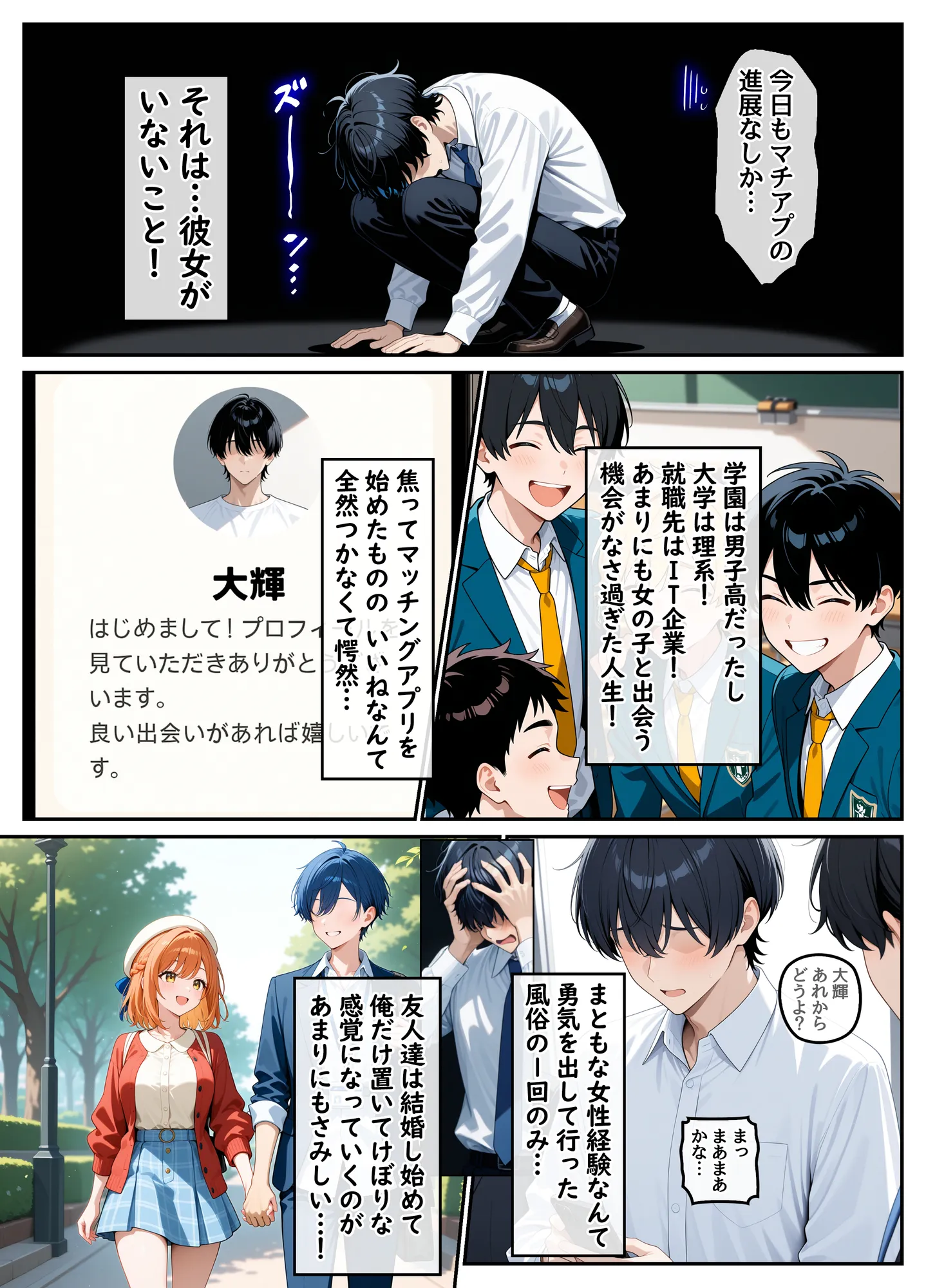 童貞の俺が海外旅行先で出会った褐色美女と国際結婚して子作りしまくる話1 - 2ページ