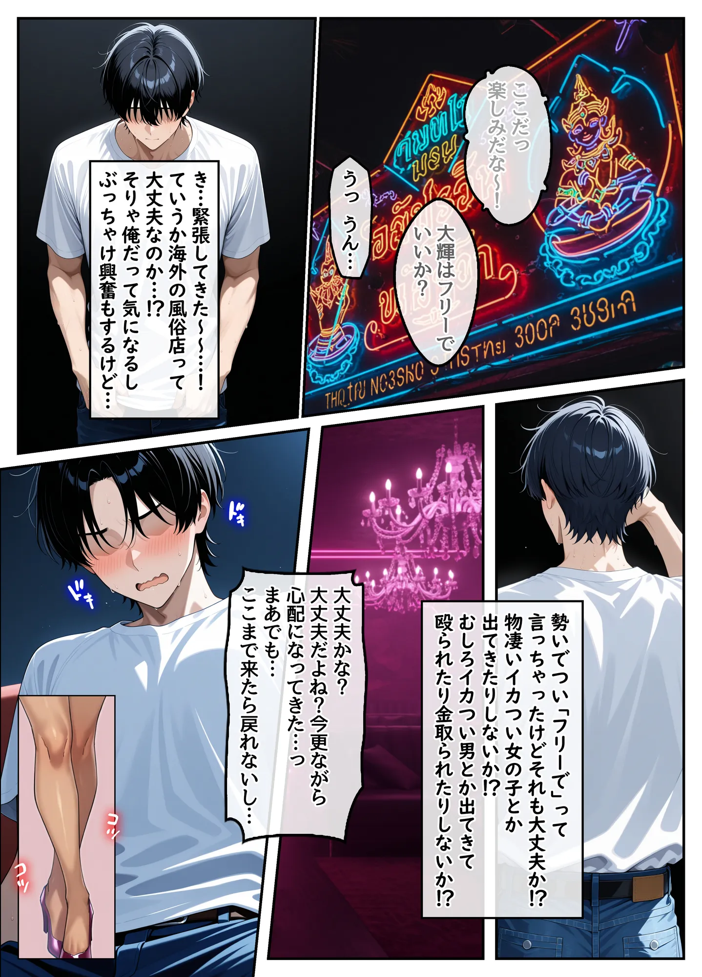 童貞の俺が海外旅行先で出会った褐色美女と国際結婚して子作りしまくる話1 - 8ページ