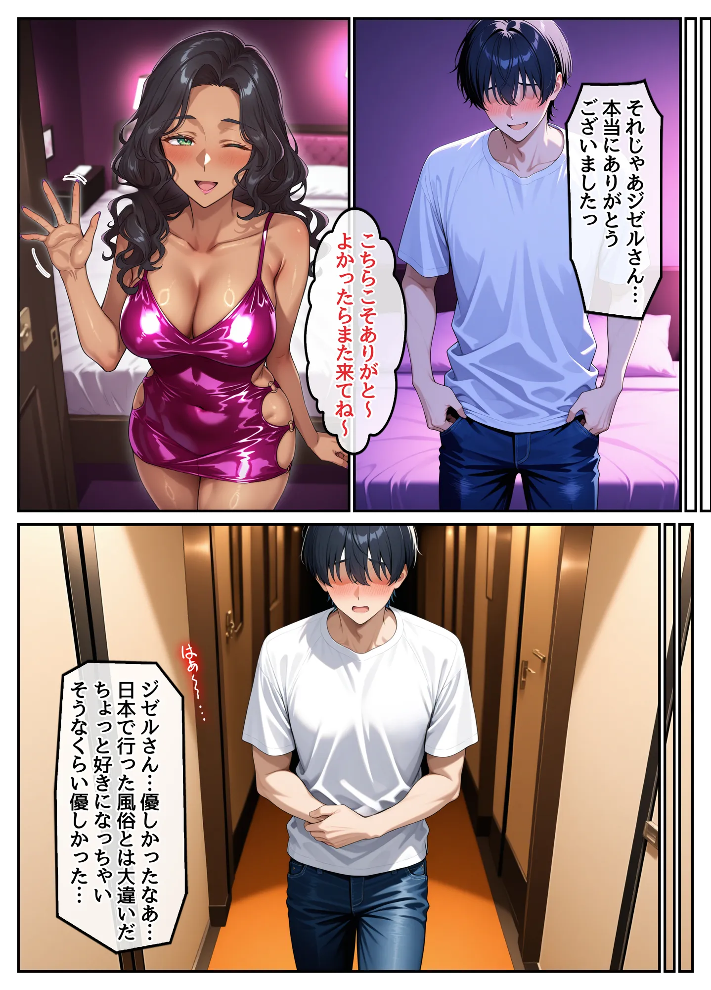 童貞の俺が海外旅行先で出会った褐色美女と国際結婚して子作りしまくる話1 - 40ページ