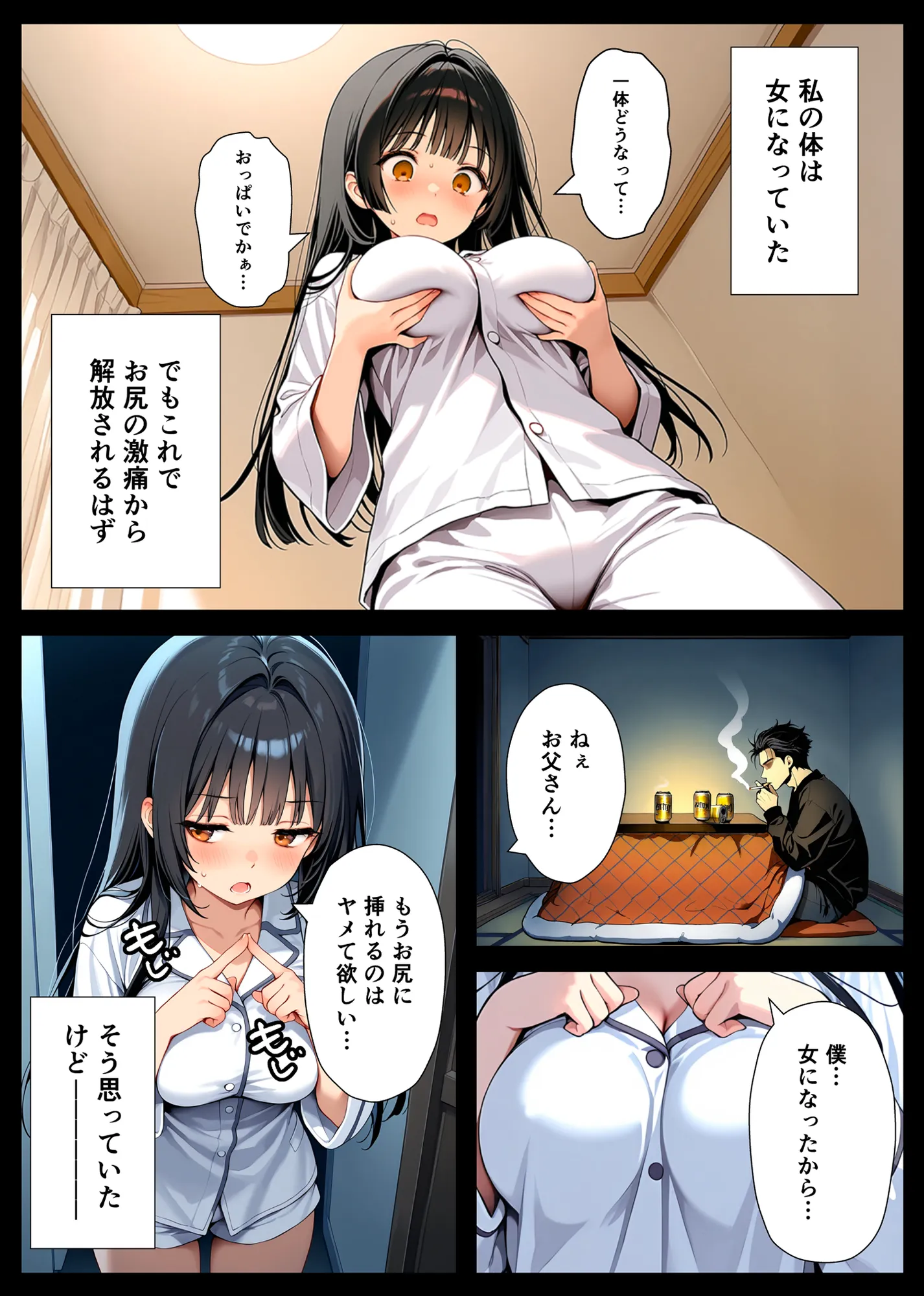 セックスが嫌いなジト目TS家出少女が一晩でメス堕ちする話 - 38ページ