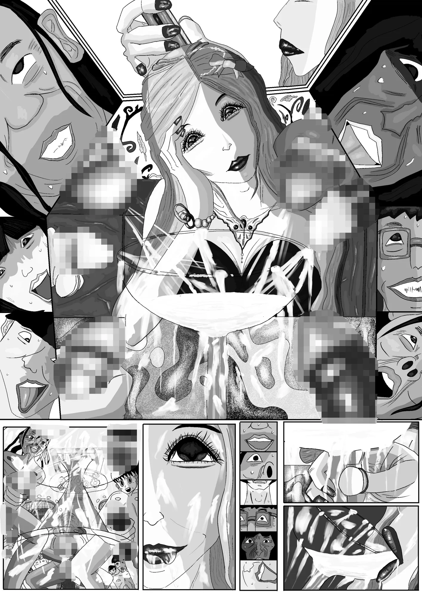 エロ投稿サイトに投稿された、悪ふざけ目的の奇畜でヤバい落書きプリクラ風投稿データ集 - 21ページ