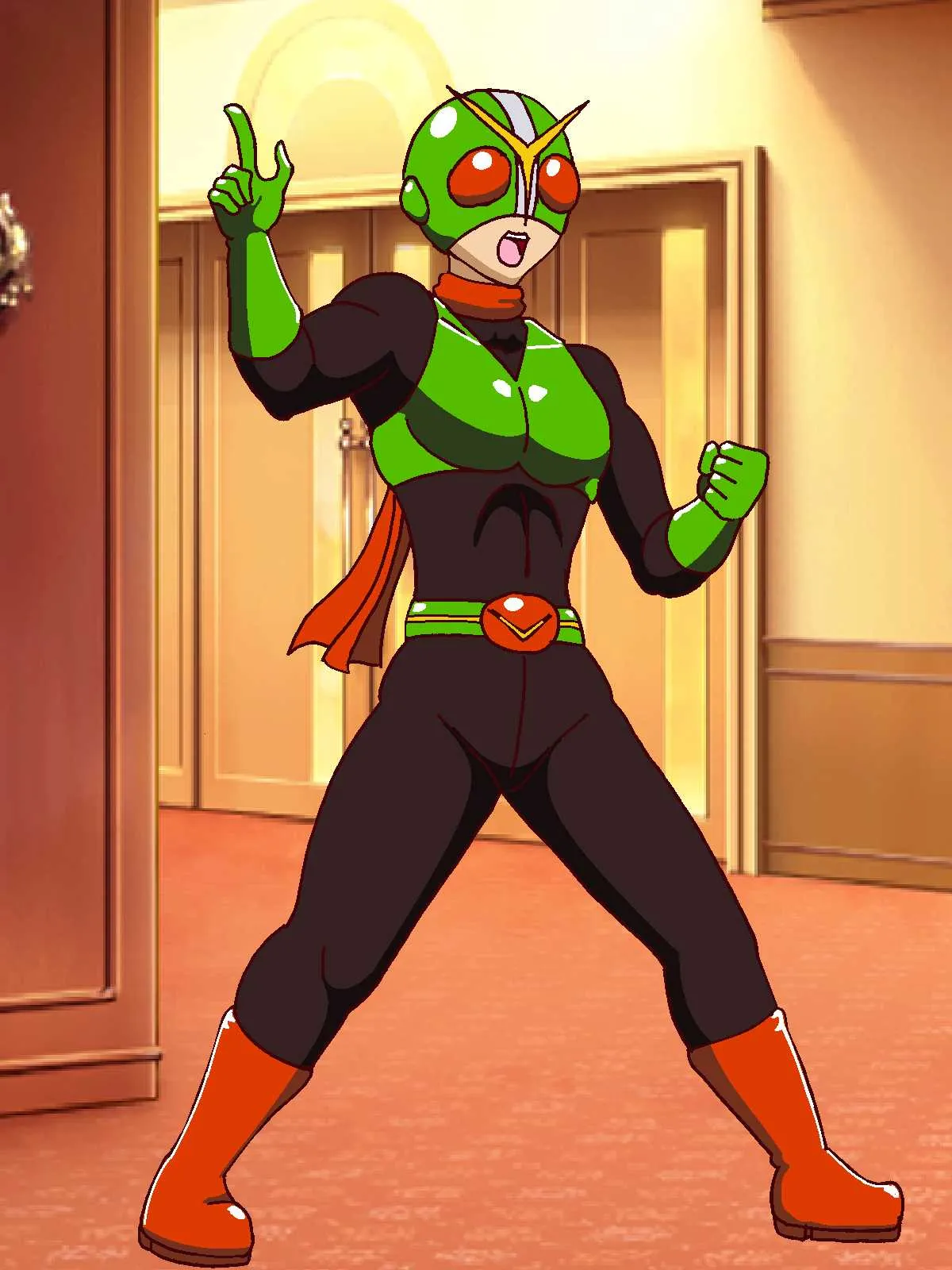 目覚めると正義のヒーローになっていた?〜VS女郎蜘蛛怪人〜 - 1ページ