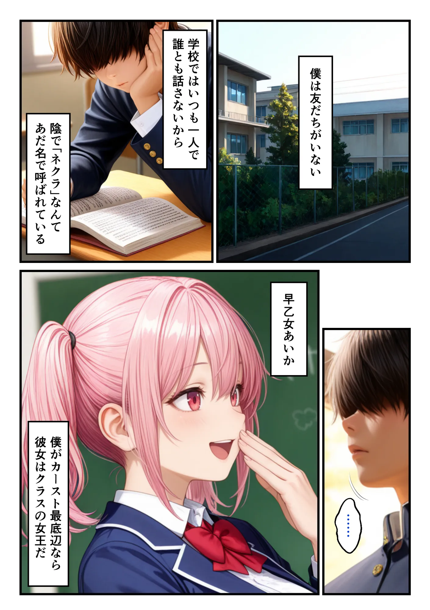 クラスの爆乳勝ち組女子を遠隔ローターで調教しメス堕ち中出し下剋上セックスした話 - 1ページ