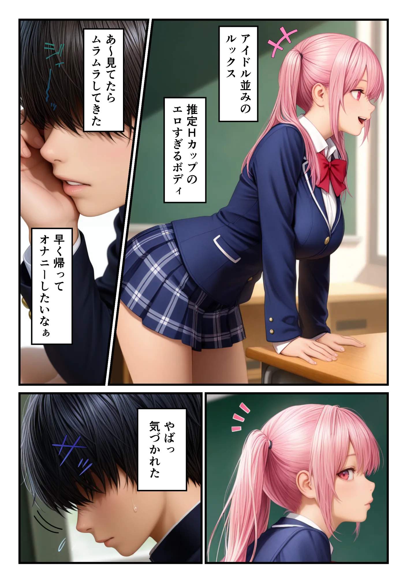 クラスの爆乳勝ち組女子を遠隔ローターで調教しメス堕ち中出し下剋上セックスした話 - 2ページ