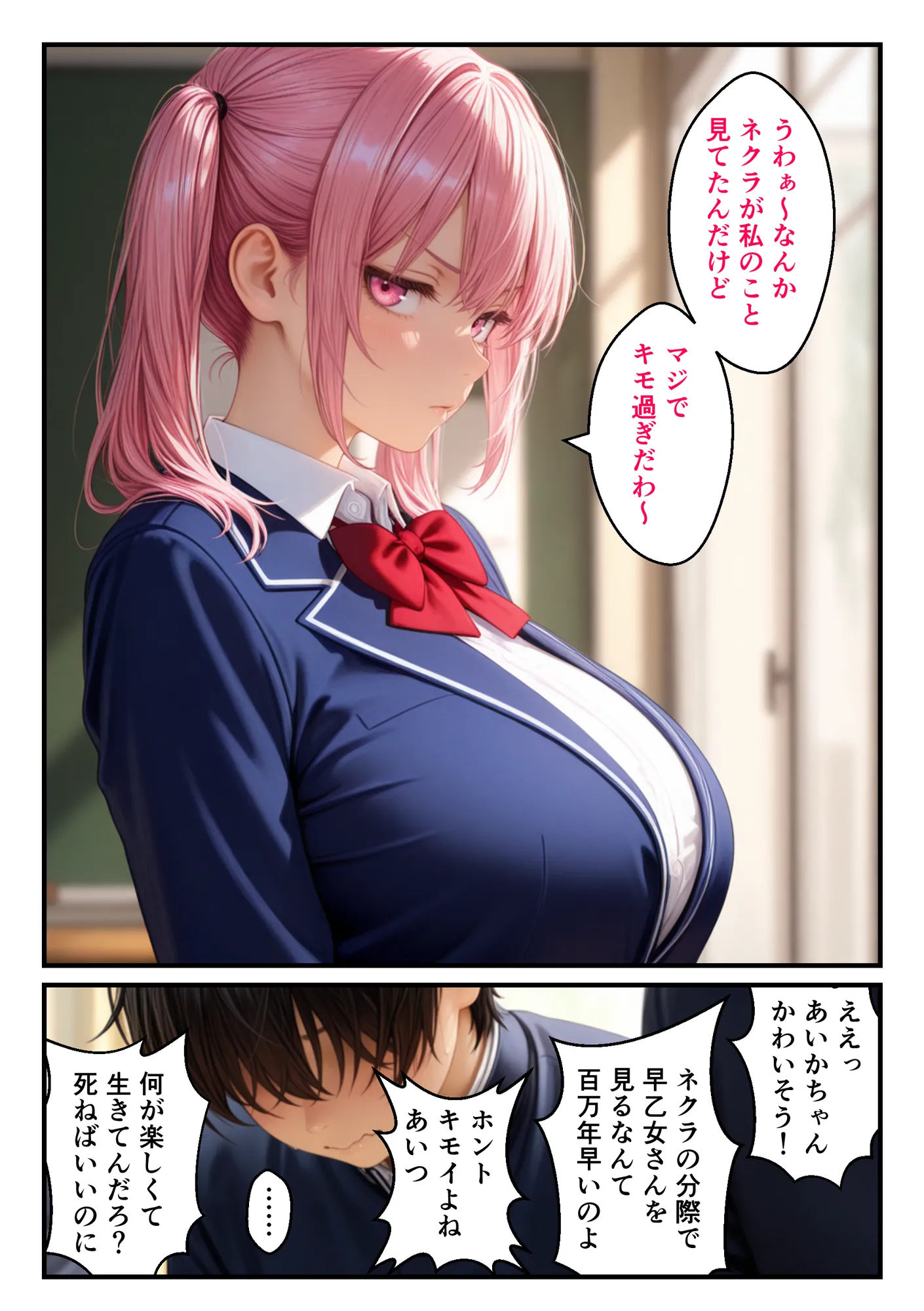 クラスの爆乳勝ち組女子を遠隔ローターで調教しメス堕ち中出し下剋上セックスした話 - 3ページ