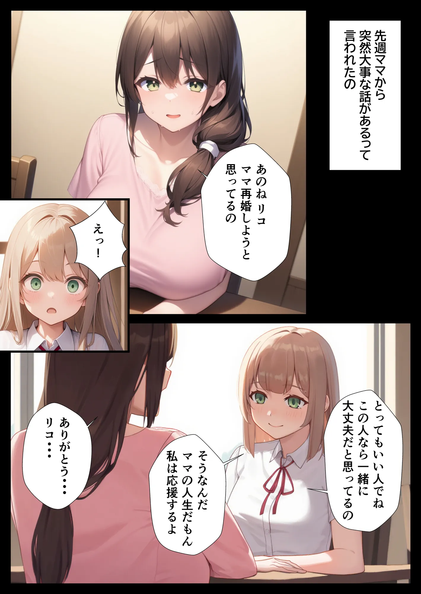 再婚相手の息子に堕とされた母娘の日替わり中出しSEX - 23ページ