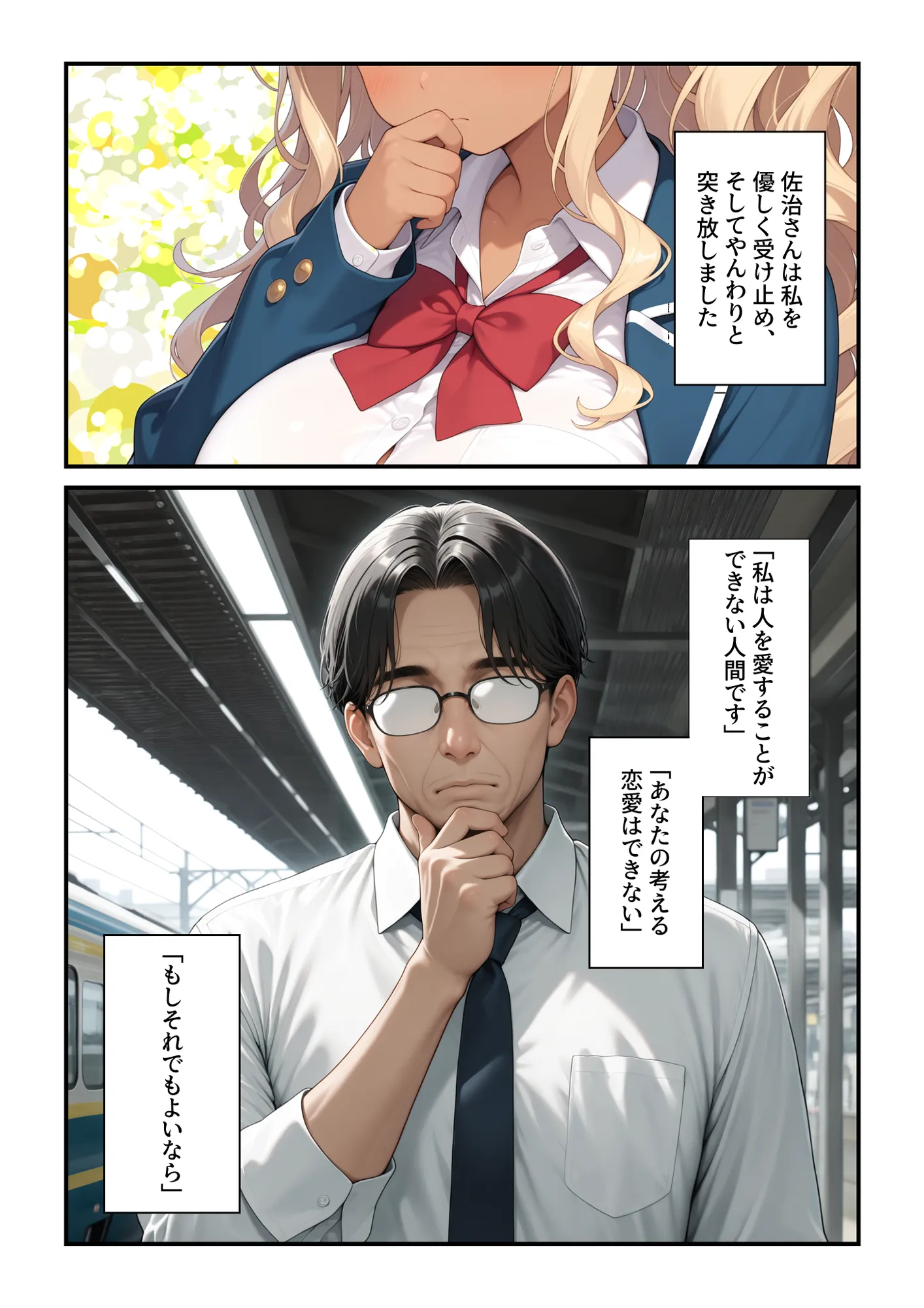 褐色お嬢様3穴調教〜私、オジサマじゃないと駄目なんです - 4ページ