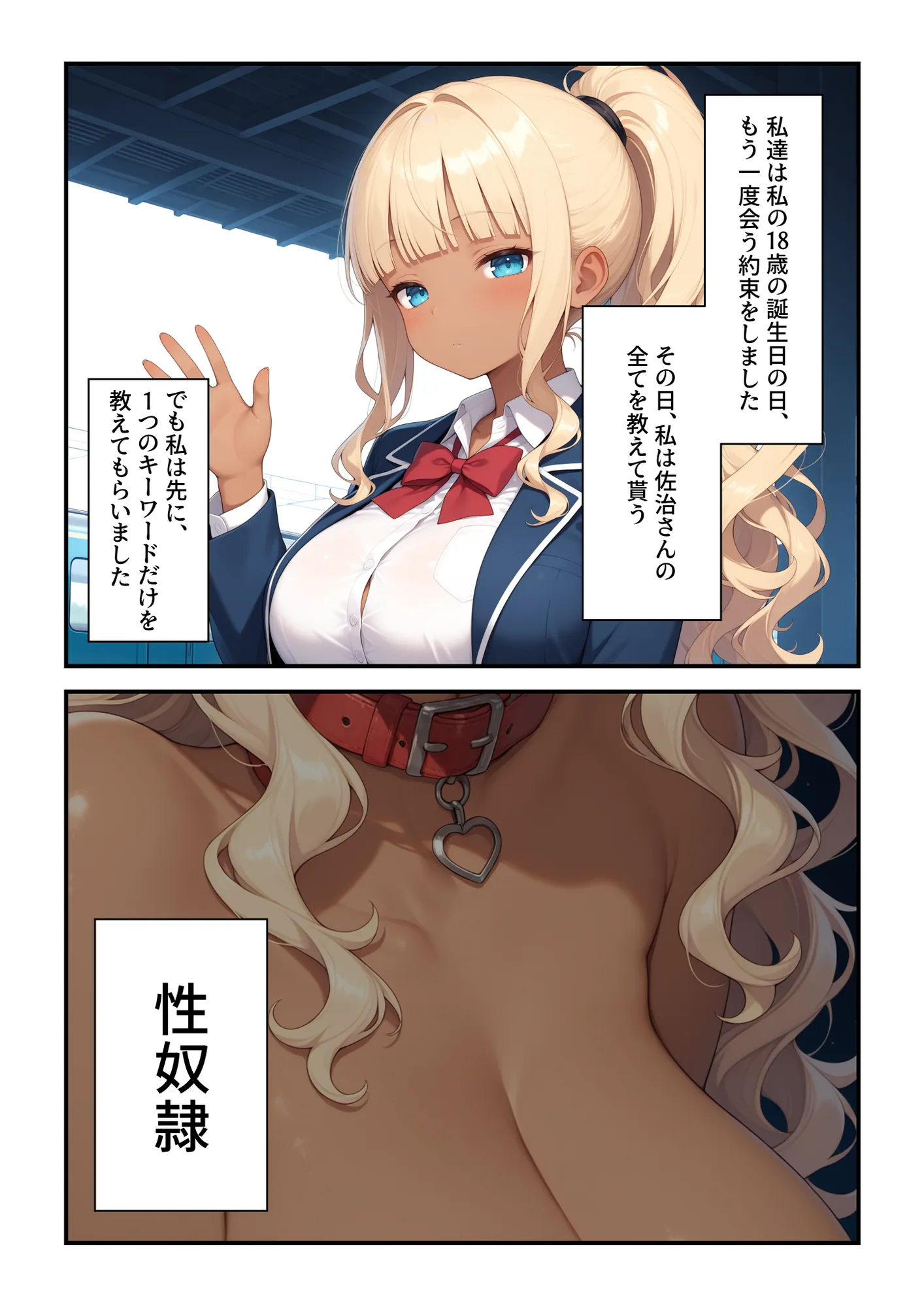 褐色お嬢様3穴調教〜私、オジサマじゃないと駄目なんです - 5ページ