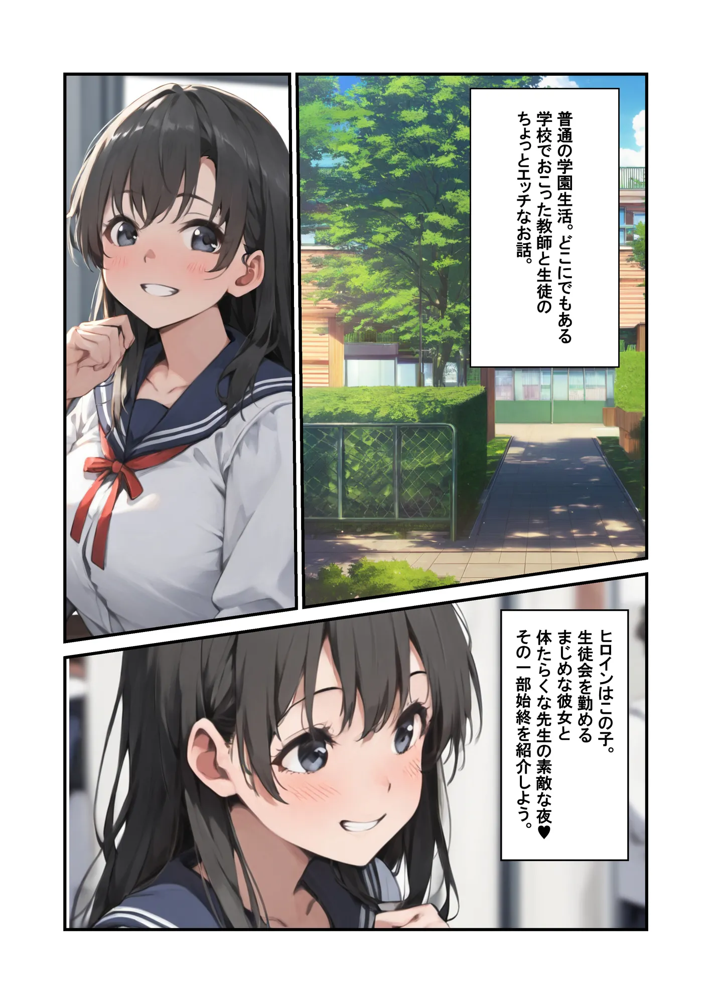 優しい彼氏の相談から寝取りSEX〜生徒会女子から何度もお代わりされるスゴテク教師〜 - 1ページ