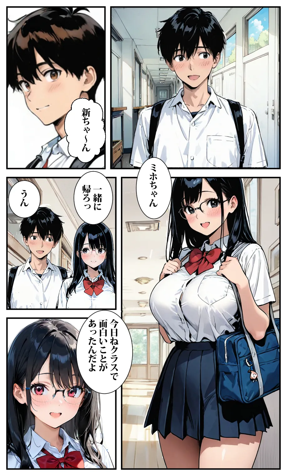 幼なじみの彼氏と入れ替わったら丁度セックスするとこだった - 1ページ