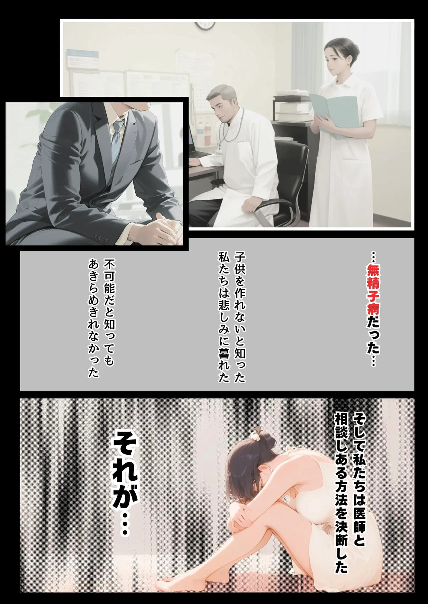 不妊治療のため親戚のおばさんと性交渉する話 - 8ページ