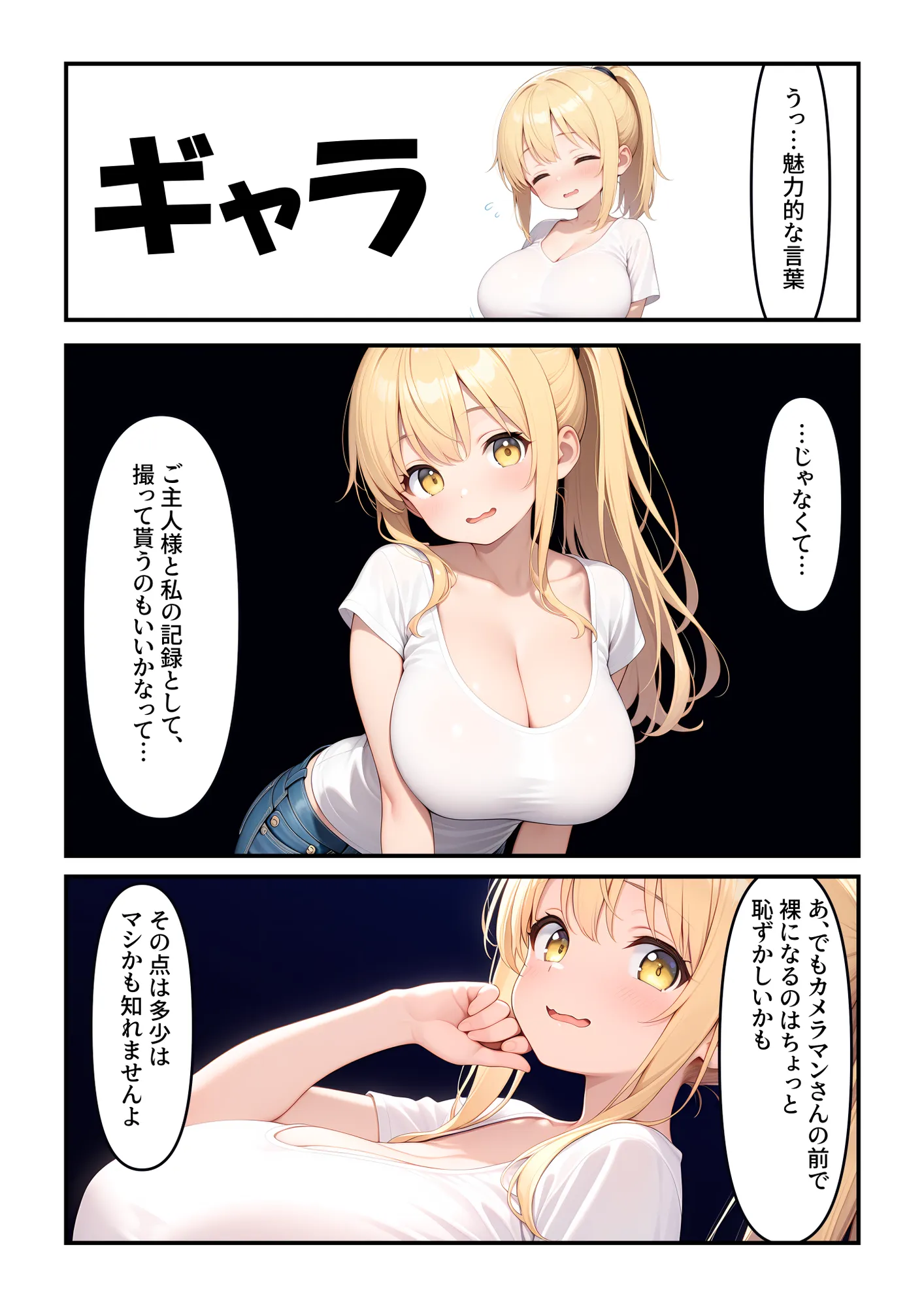 ブロンド巨乳ラブラブアナル撮影会〜ご主人様大好き - 4ページ