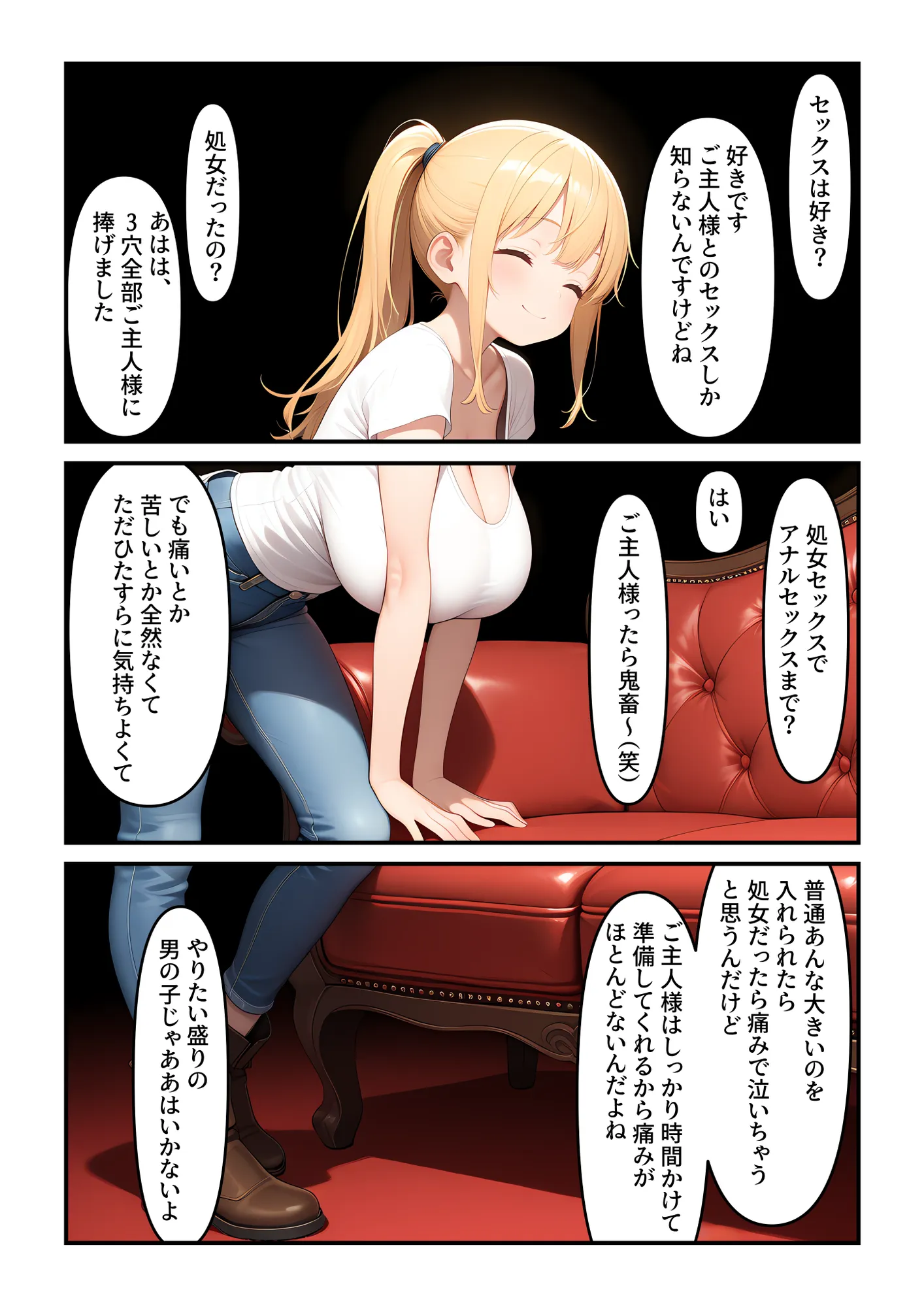 ブロンド巨乳ラブラブアナル撮影会〜ご主人様大好き - 10ページ