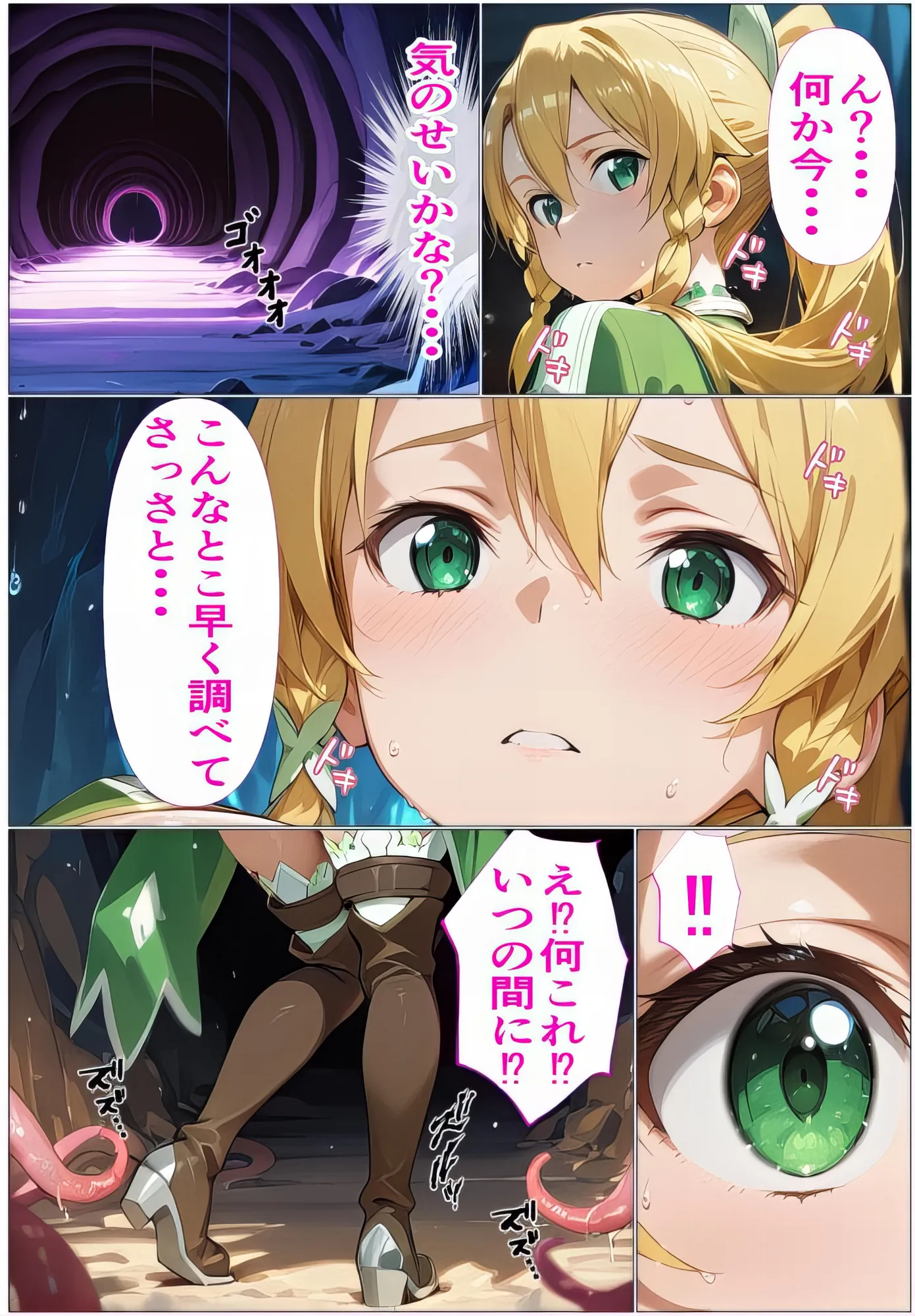 黒の剣士の三角関係4〜ゴブリンと触手の肉穴拡張・絶頂地獄〜 - 7ページ