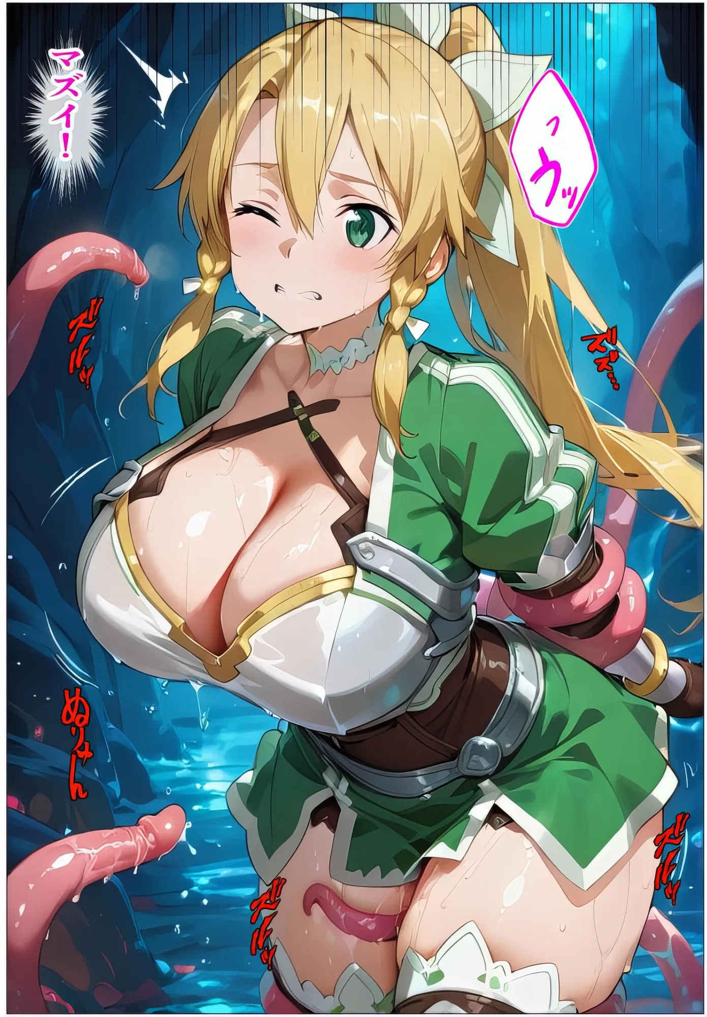 黒の剣士の三角関係4〜ゴブリンと触手の肉穴拡張・絶頂地獄〜 - 9ページ