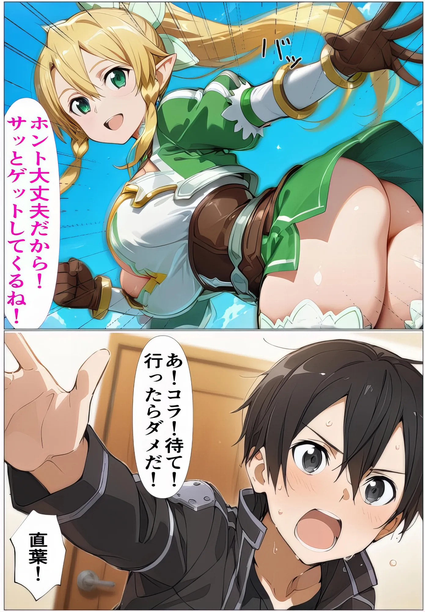 黒の剣士の三角関係4〜ゴブリンと触手の肉穴拡張・絶頂地獄〜 - 39ページ