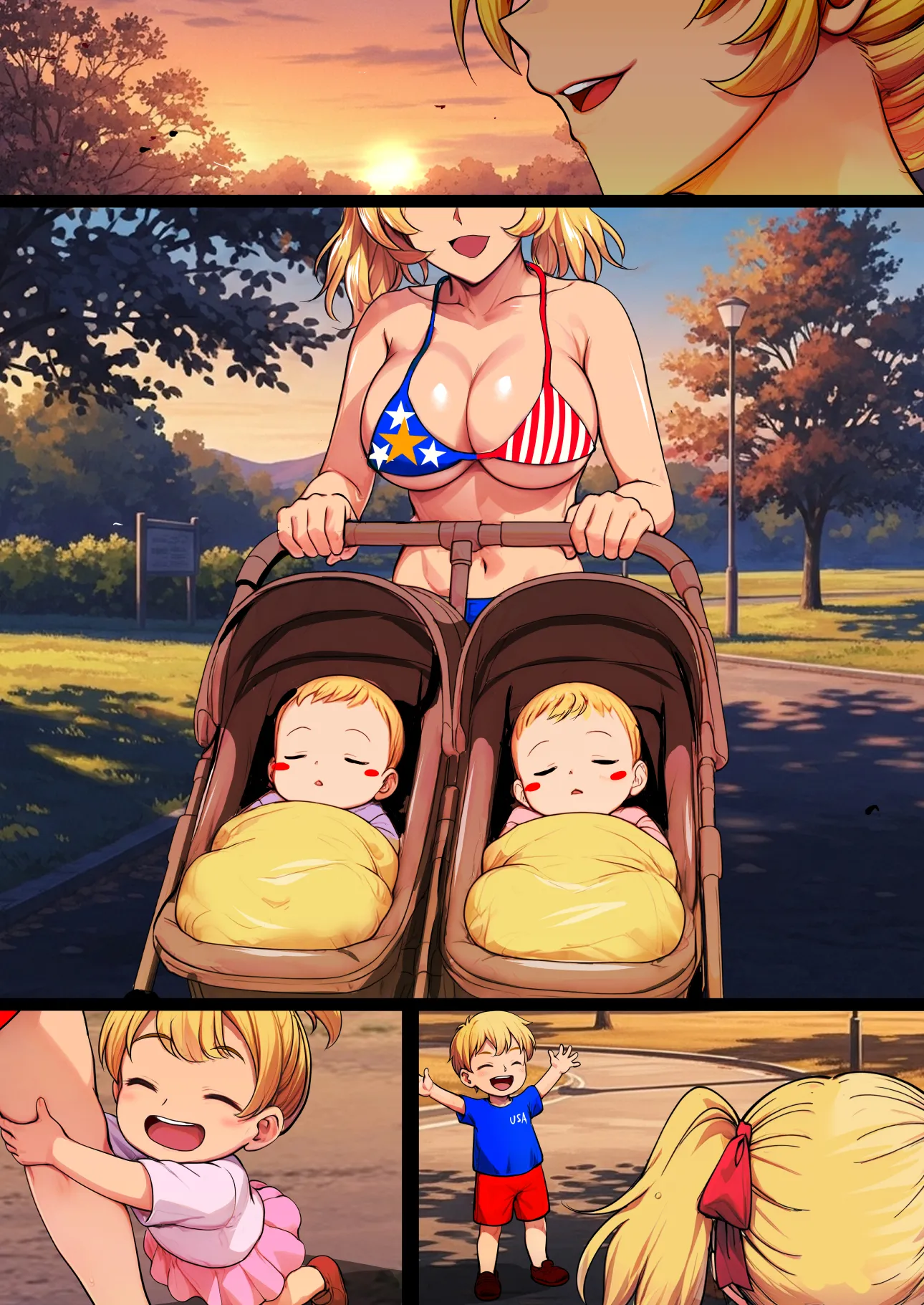 陰キャ弟がオタリーマン生活しながら母乳たっぷり金髪爆乳母娘をハーレムH&個別デートで孕ませる話 - 56ページ