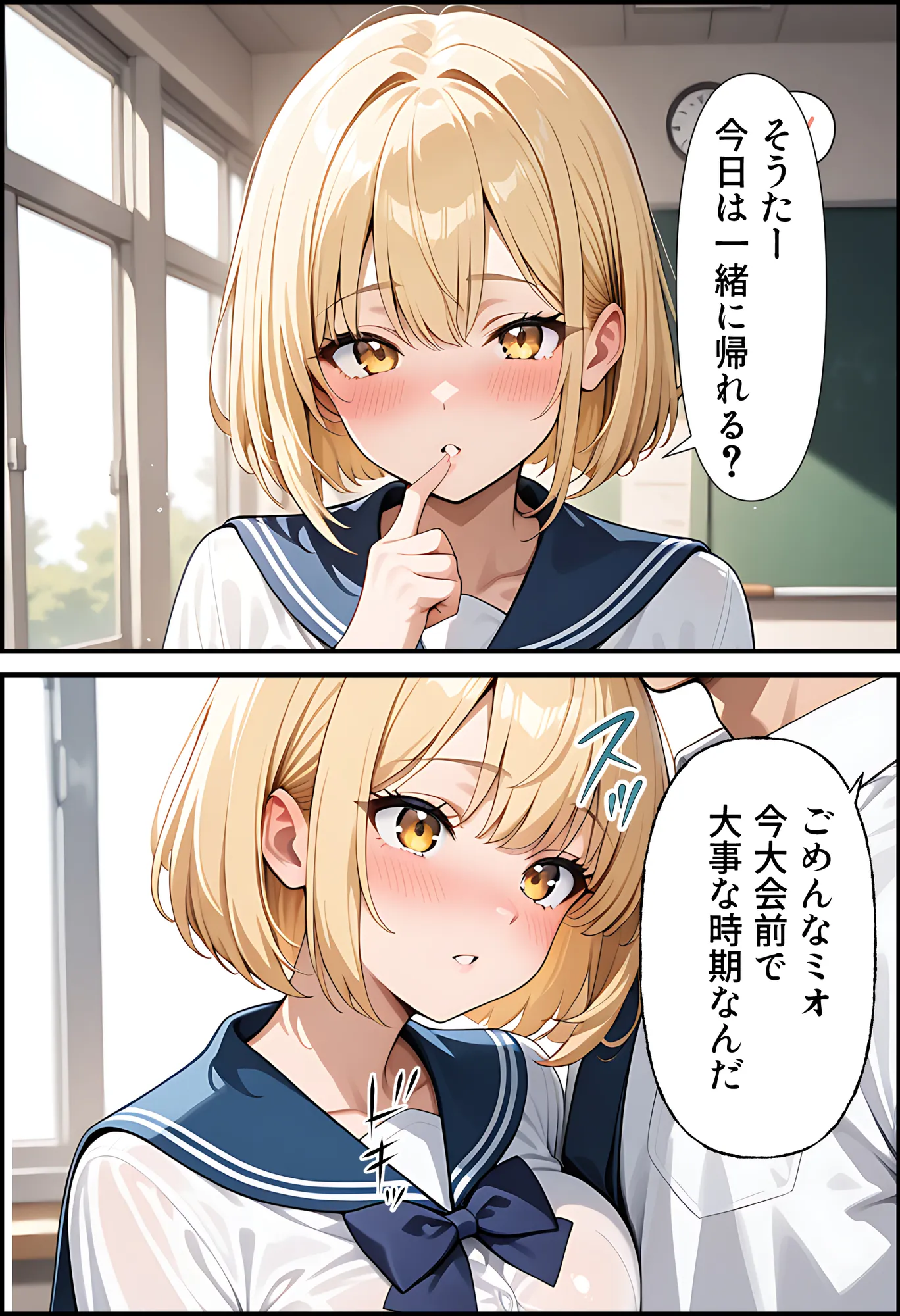 彼氏とご無沙汰で欲求不満な時に襲われた金髪巨乳彼女 - 4ページ