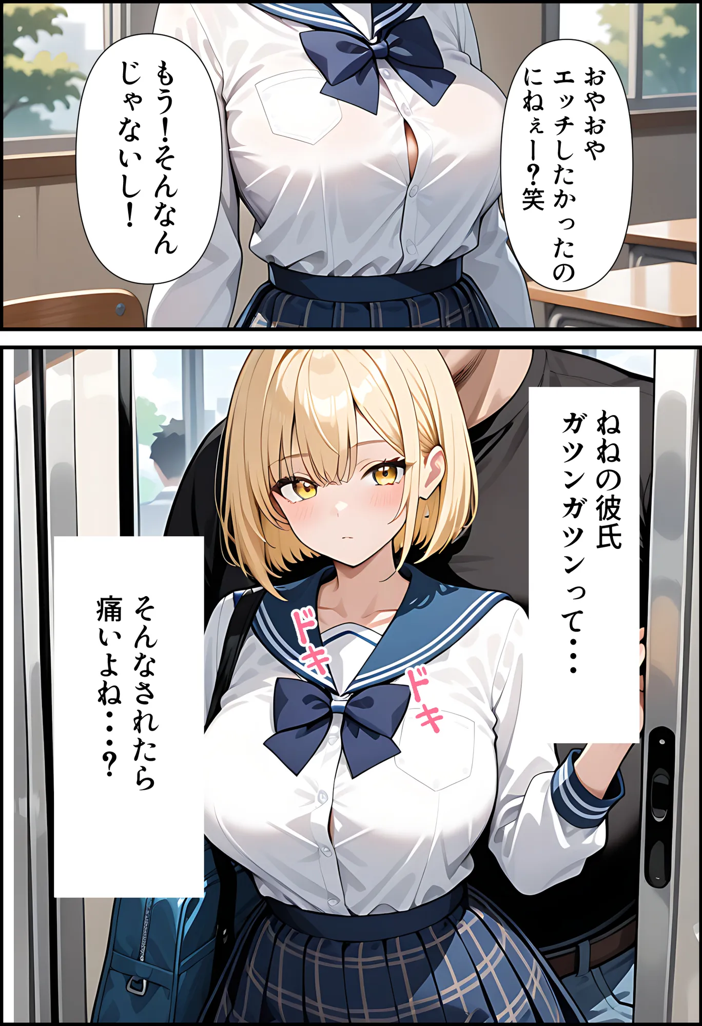 彼氏とご無沙汰で欲求不満な時に襲われた金髪巨乳彼女 - 22ページ