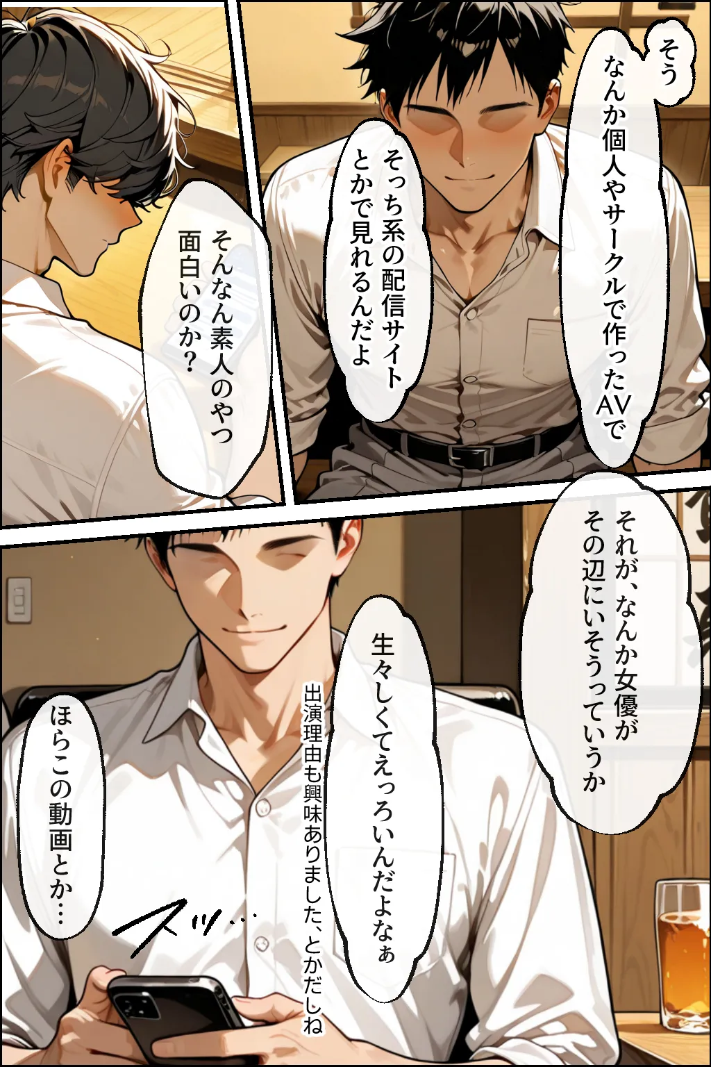 知らぬ間に同人AVに出演していた妻に、上書きセックスしてわからせた話 - 4ページ