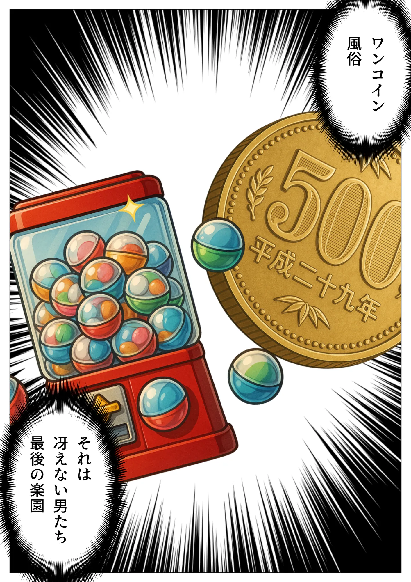 ワンコイン風俗 〜ガチャで引いたSSR美女を好き放題〜 - 1ページ