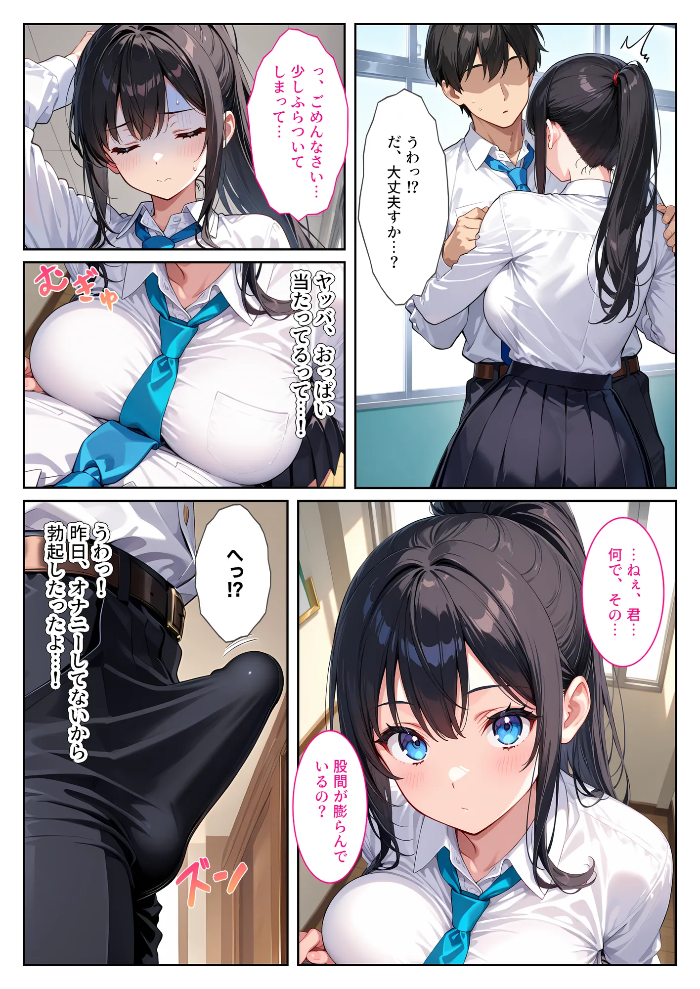 快楽に目覚めた無垢な爆乳風紀委員長とドMなギャル保健医に射精管理されています! - 3ページ