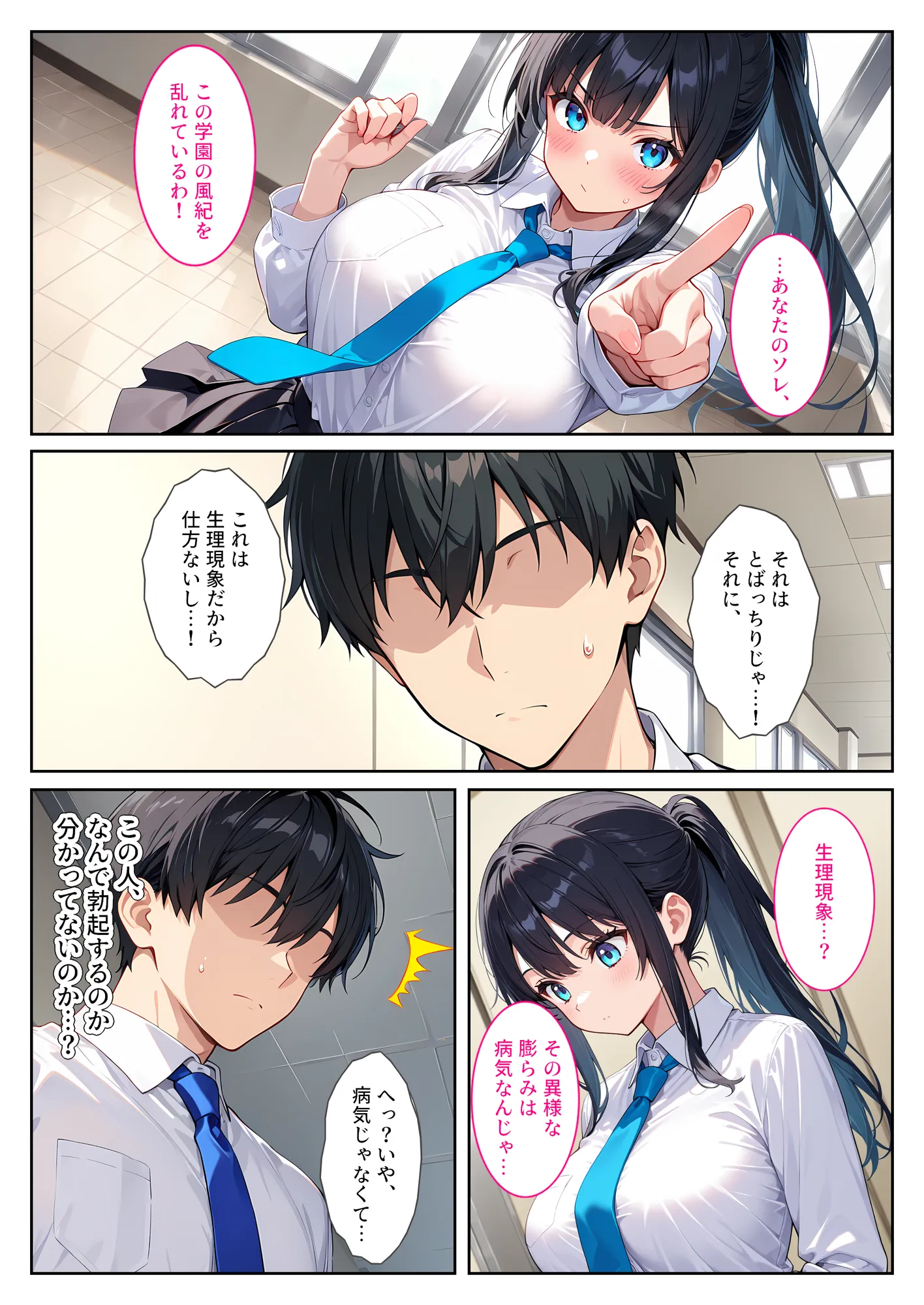 快楽に目覚めた無垢な爆乳風紀委員長とドMなギャル保健医に射精管理されています! - 5ページ