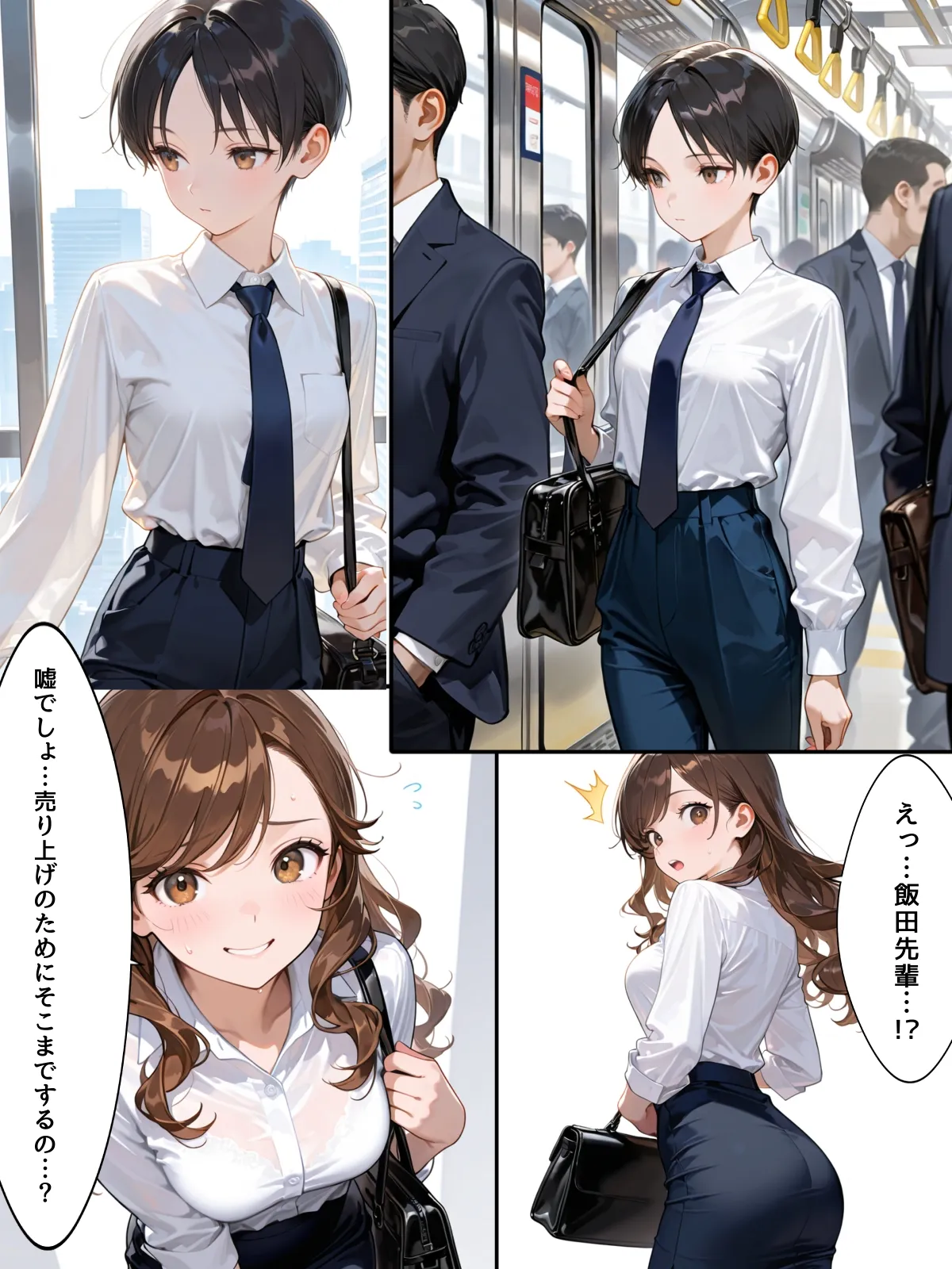 女体化アプリに課金してOL性活はじめました - 13ページ