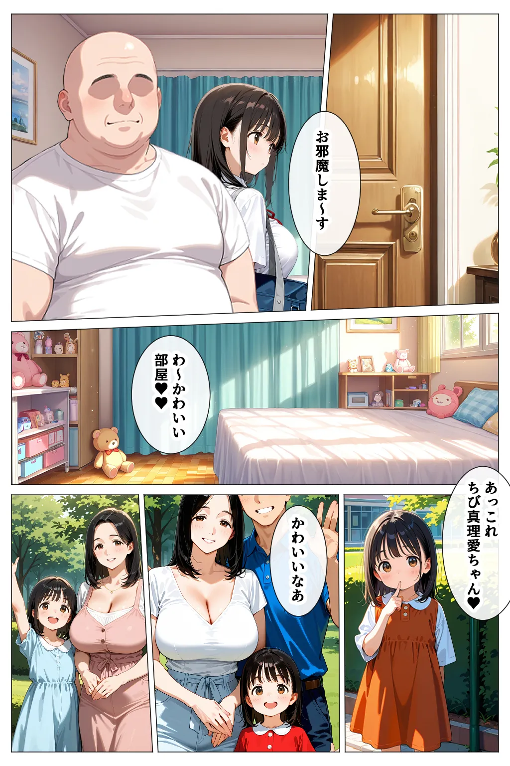 デカパイ過ぎる母娘をねっとり生ハメドスケベセックスでいただいちゃう話 - 28ページ