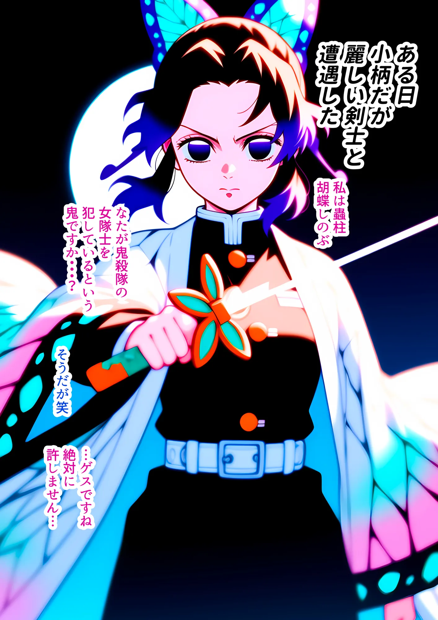 催●で胡蝶し●ぶと辱めセックス… アナル責め&放尿&複数プレイ… 最初は抵抗したけど快楽堕ちした話 - 6ページ