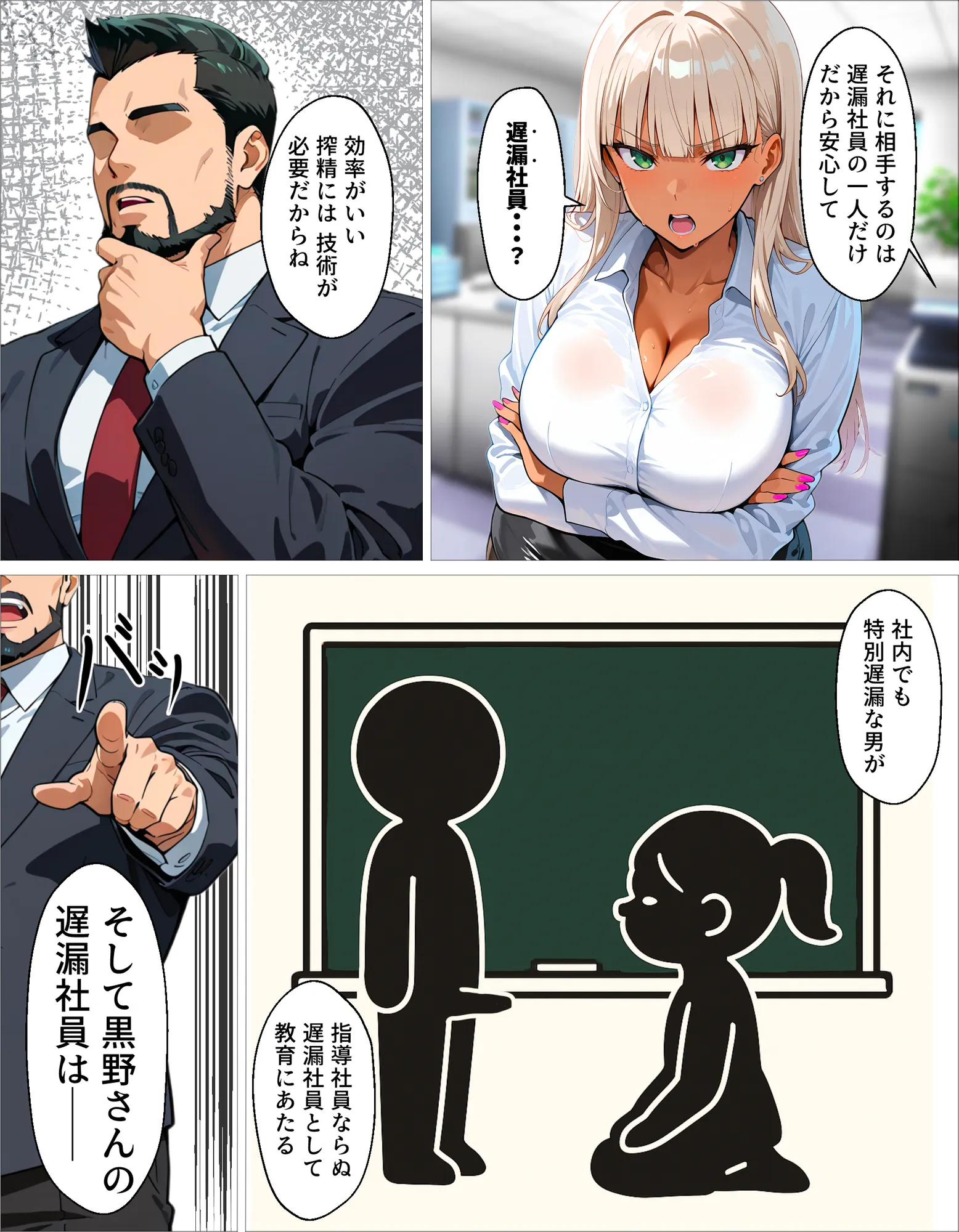 新卒の黒ギャルが「きも…」って言いながら搾精してくれる話 - 3ページ