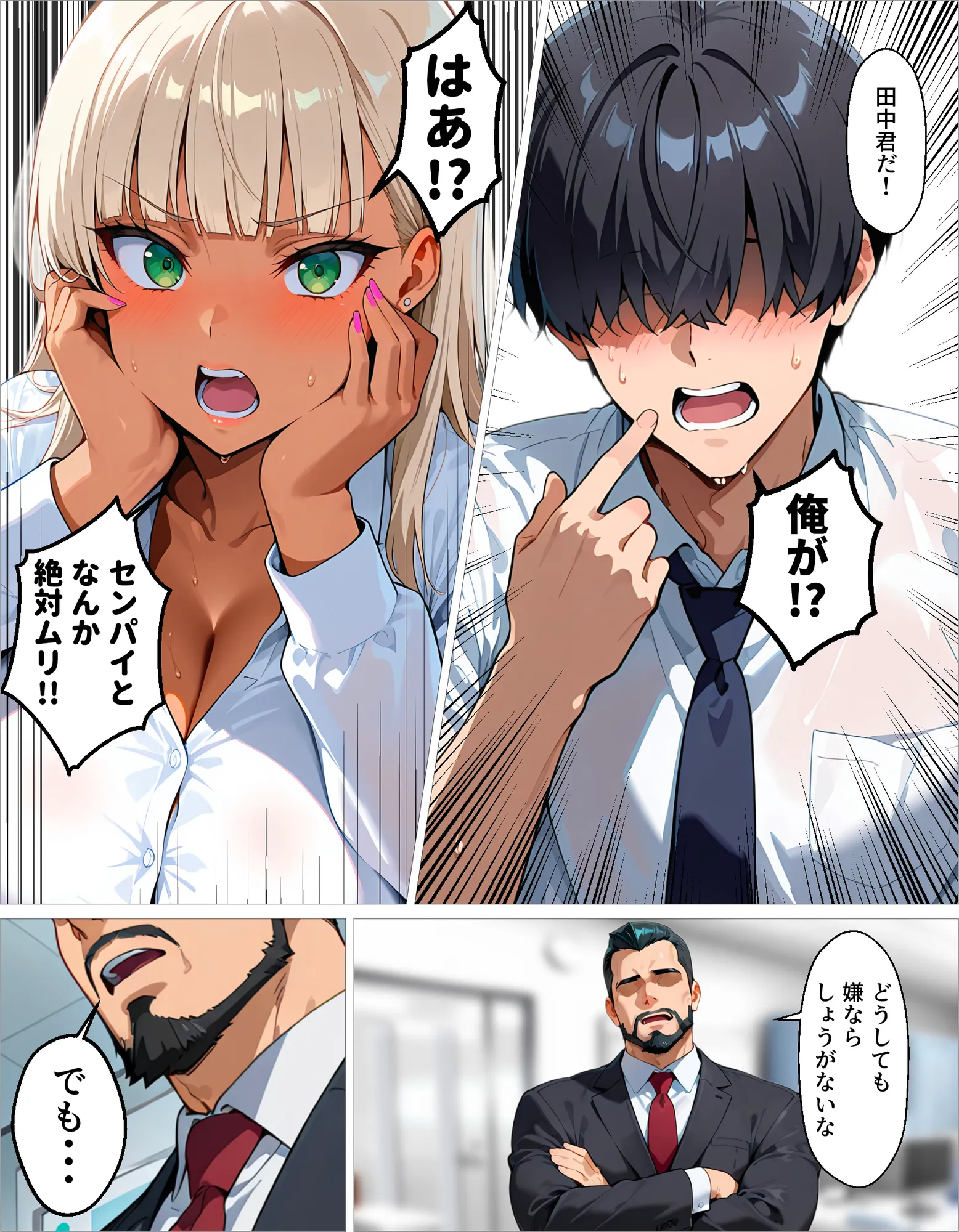 新卒の黒ギャルが「きも…」って言いながら搾精してくれる話 - 4ページ