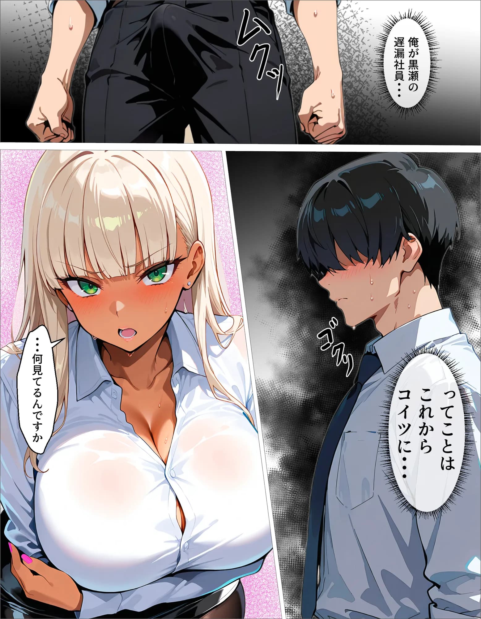 新卒の黒ギャルが「きも…」って言いながら搾精してくれる話 - 6ページ