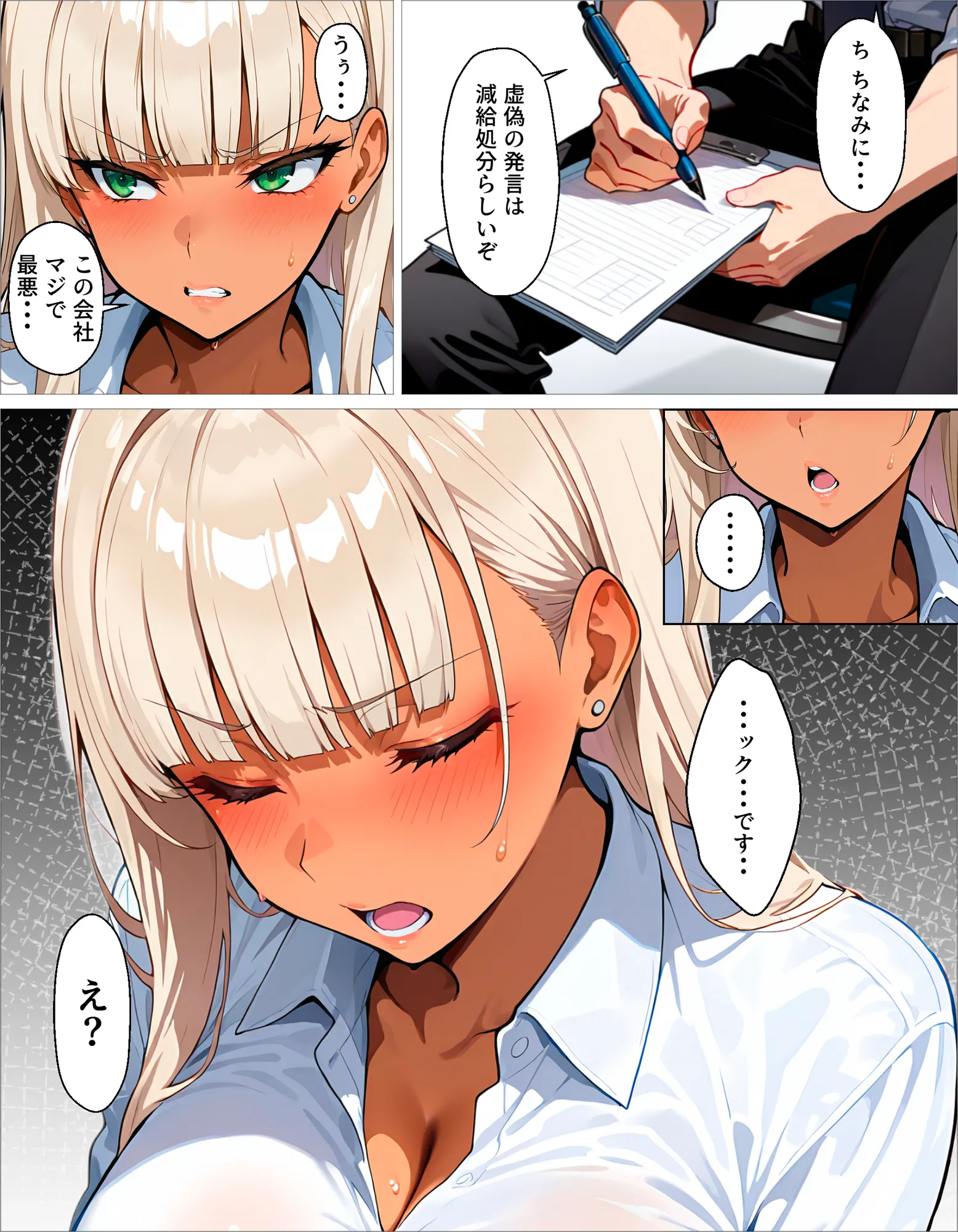 新卒の黒ギャルが「きも…」って言いながら搾精してくれる話 - 9ページ