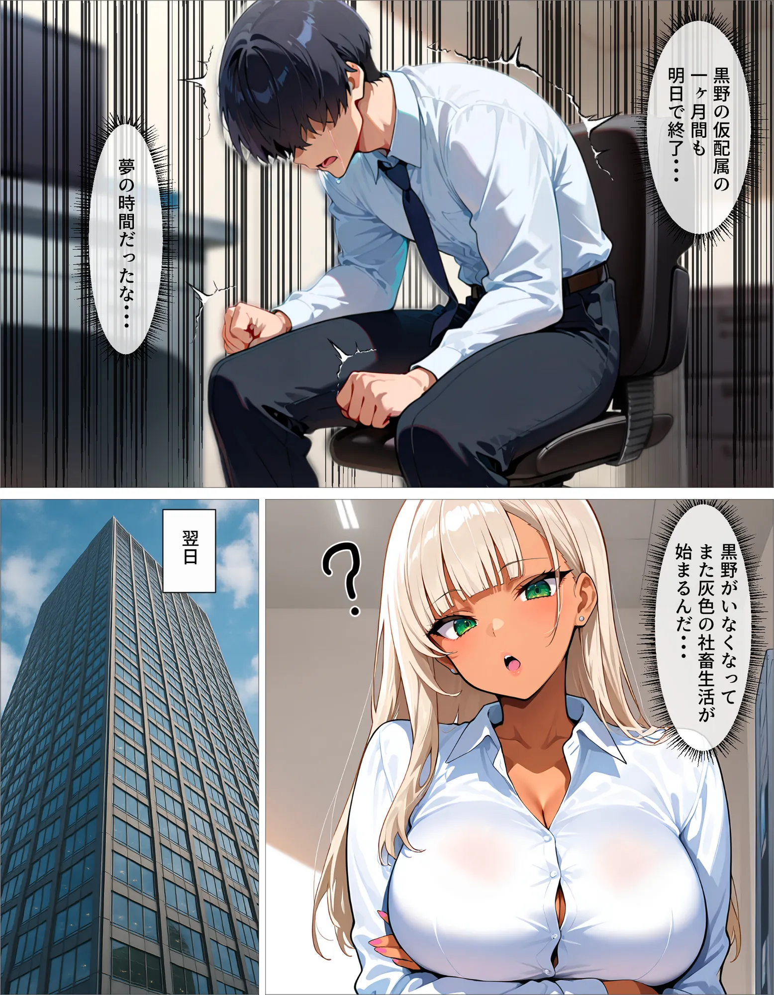 新卒の黒ギャルが「きも…」って言いながら搾精してくれる話 - 33ページ