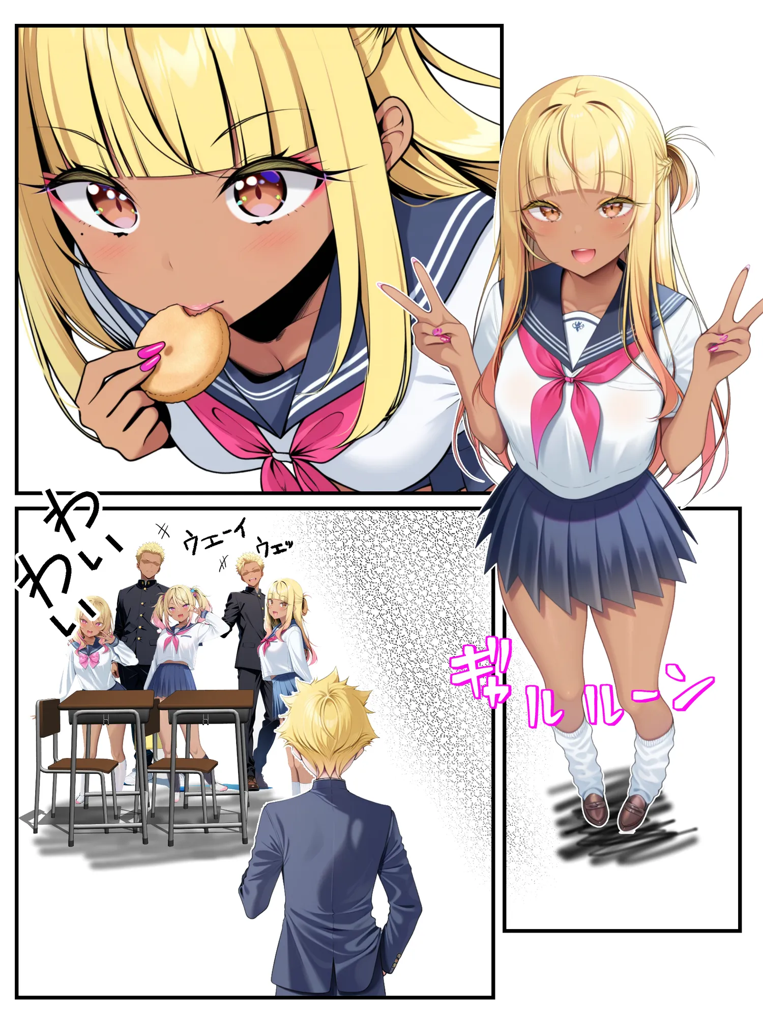 ギャル花粉  ギャルに変身しちゃう世界 - 24ページ