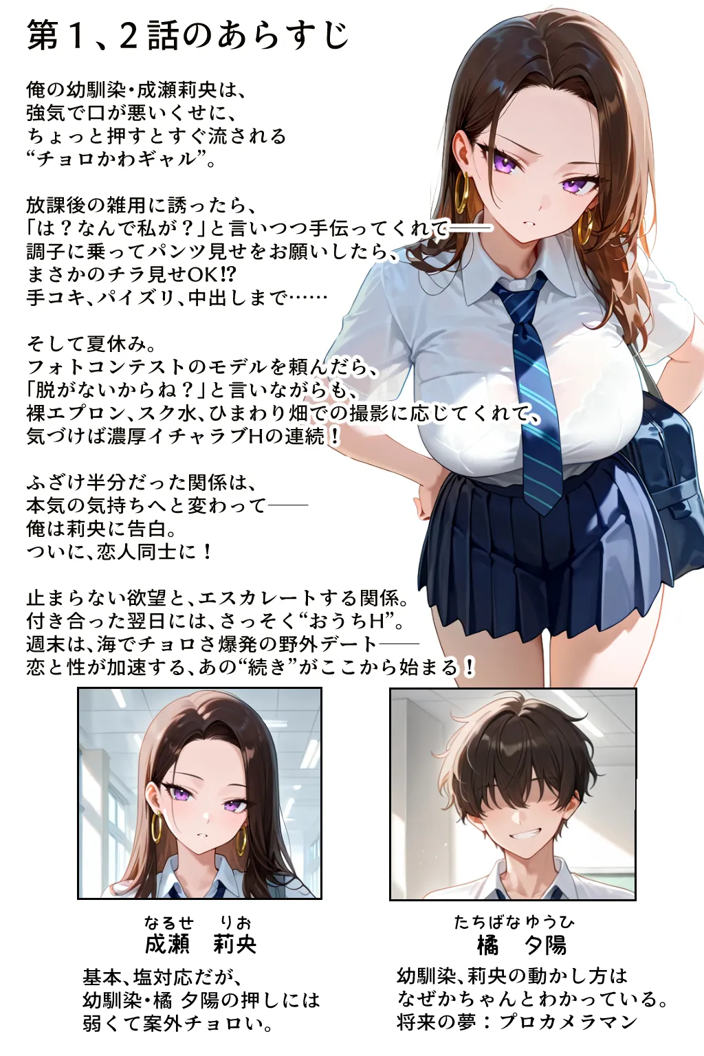 強気だけど実はチョロすぎる幼馴染ギャルー付き合った翌日と海水浴編ー - 1ページ