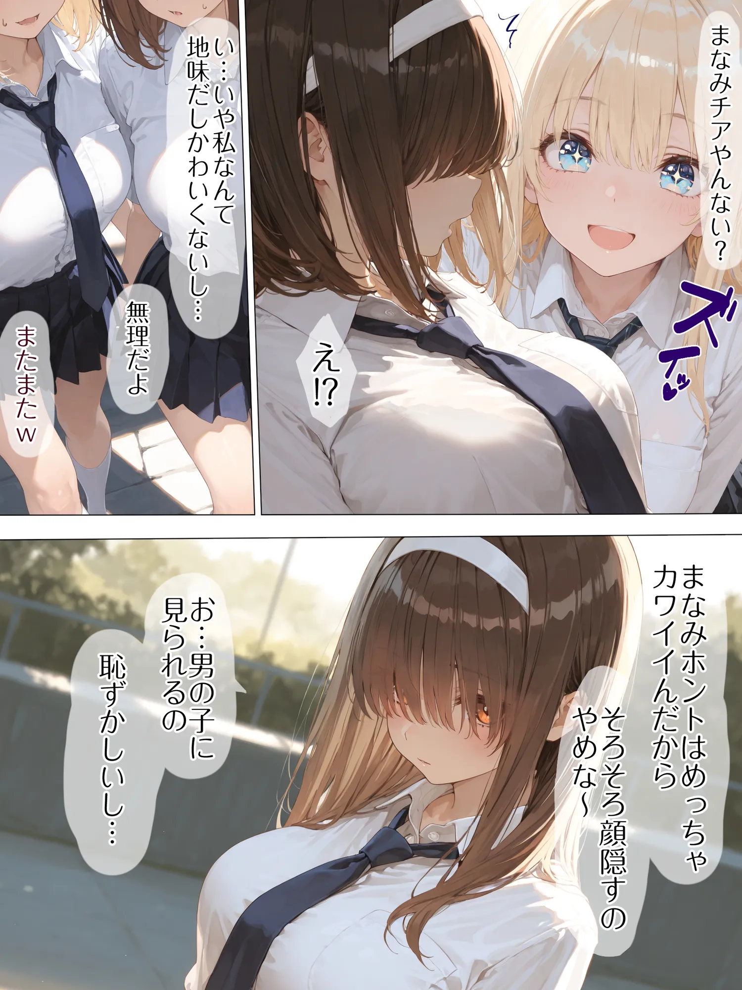 巨乳JK地味子まなみ 誘われて入ったチア部がまさかの性奉仕有りw ラグビー部の屈強なちんぽの前によわよわまんこを曝け出してしまうw - 5ページ