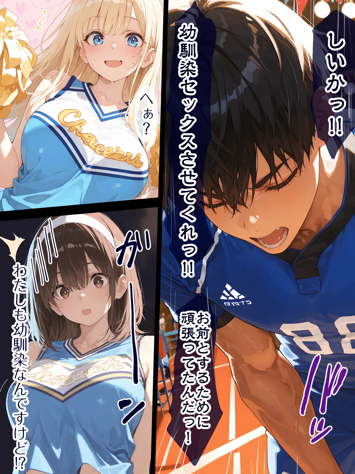 巨乳JK地味子まなみ 誘われて入ったチア部がまさかの性奉仕有りw ラグビー部の屈強なちんぽの前によわよわまんこを曝け出してしまうw - 17ページ