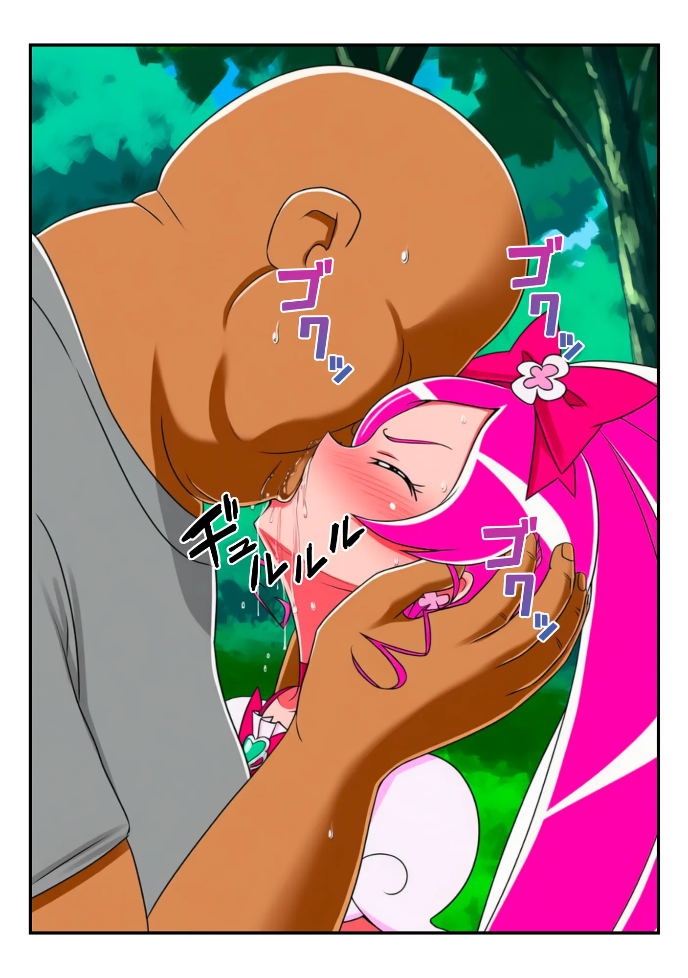 プリキュア同人 キュアブロッサム拘束×種付け調教 - 25ページ