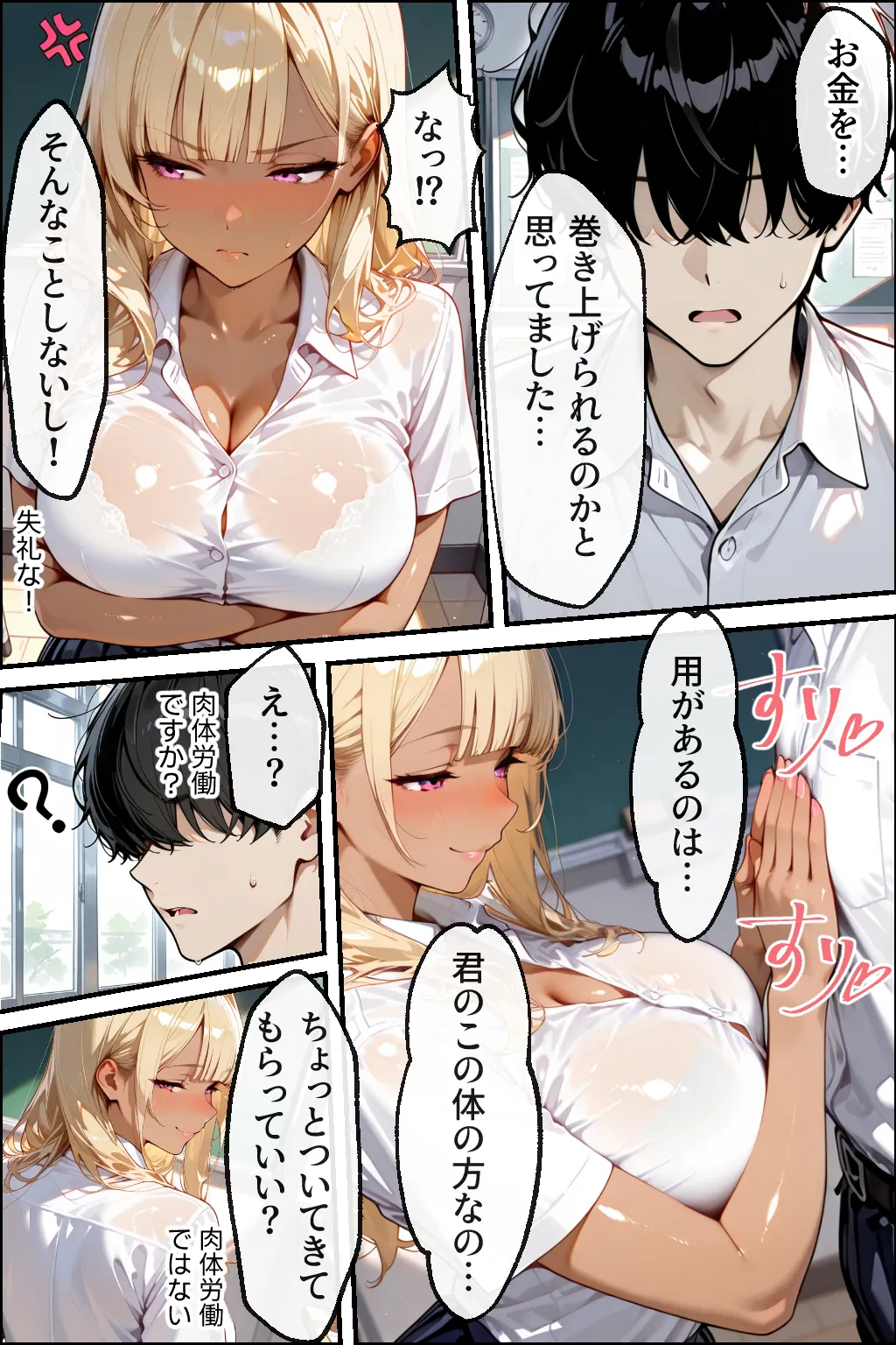 悲報!クラス男子僕以外全員!ヤリマン黒ギャルちゃんにより捕食済!? - 9ページ