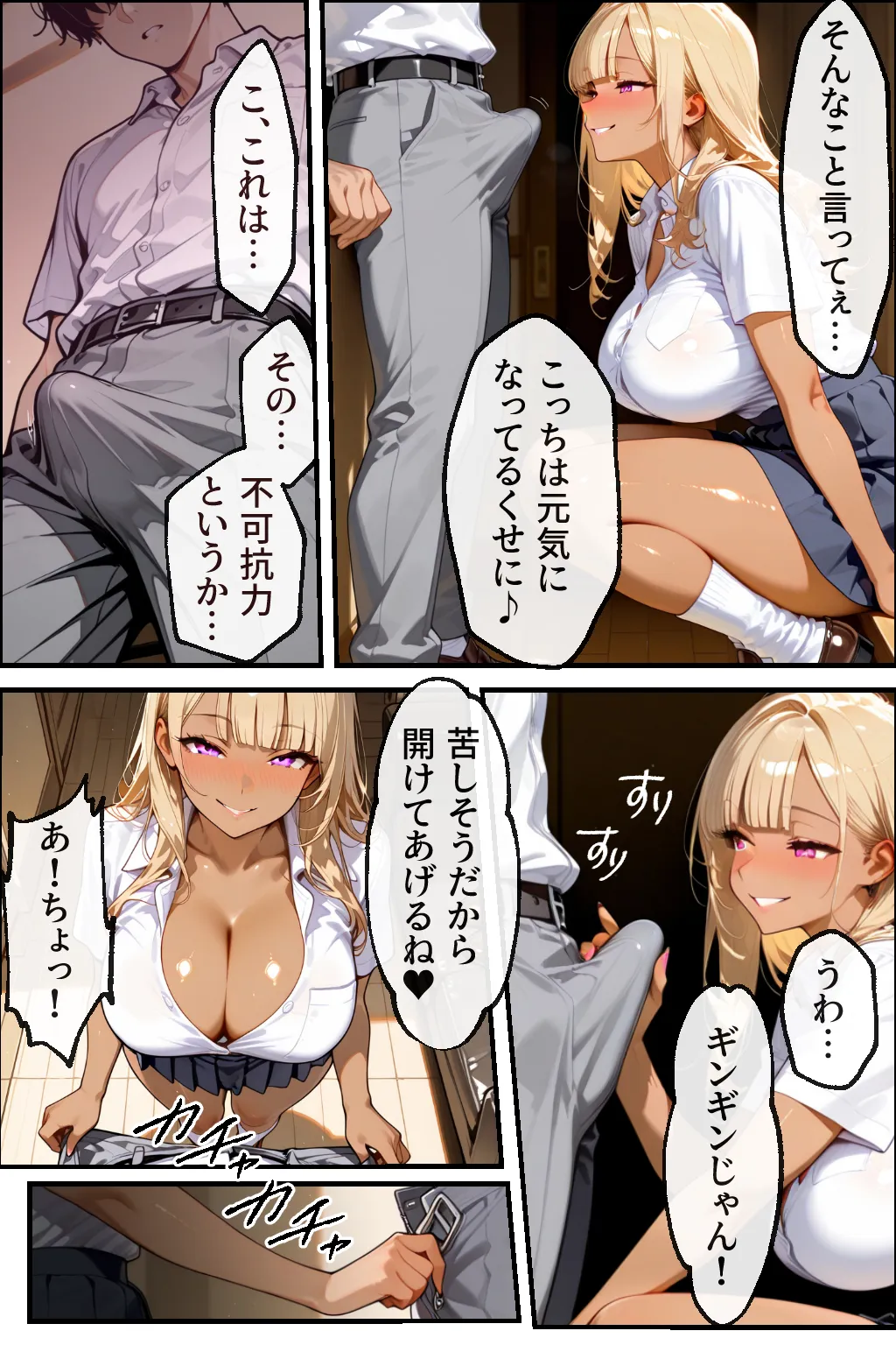 悲報!クラス男子僕以外全員!ヤリマン黒ギャルちゃんにより捕食済!? - 20ページ