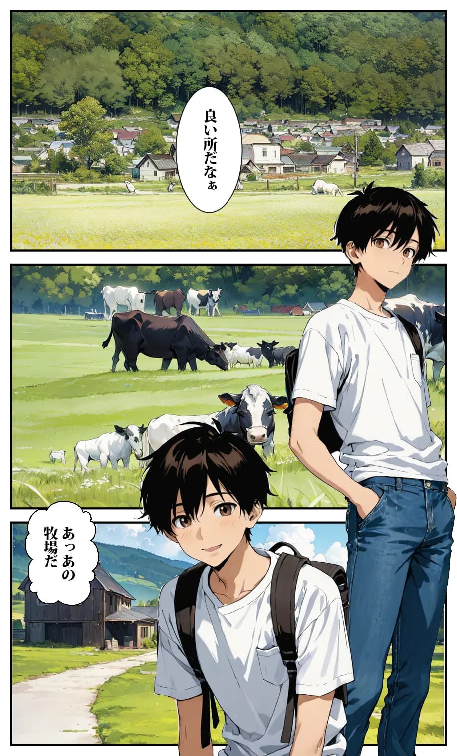 田舎の牛おばさんはドスケベで、何でもしてくれた - 8ページ