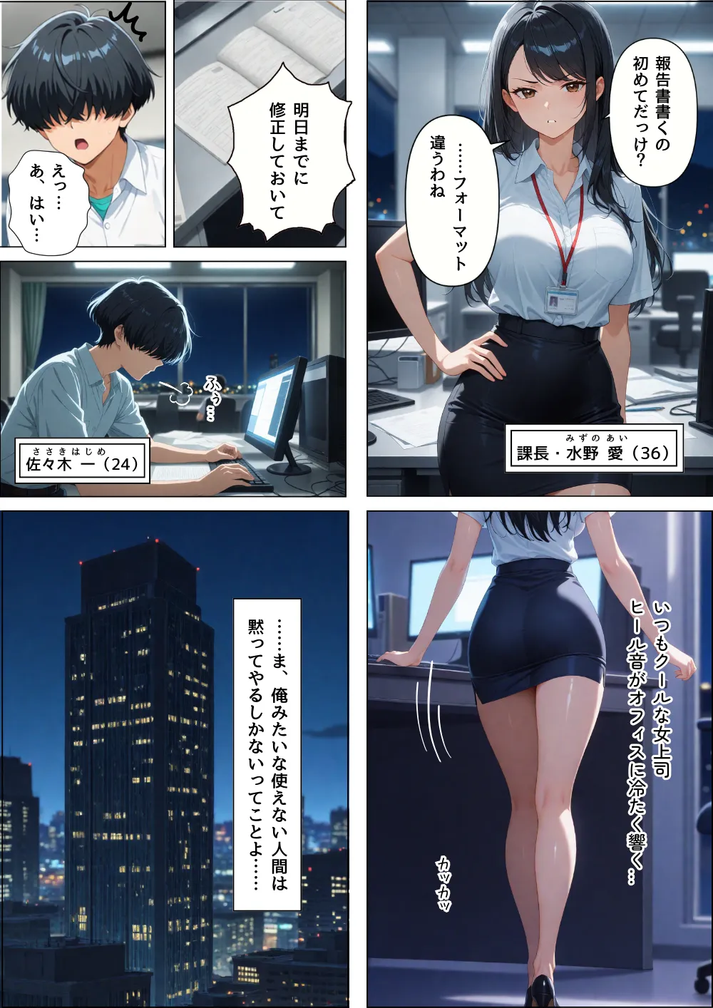 巨乳上司がエロすぎて  オフィスで生中出し 童貞を卒業した話 - 12ページ