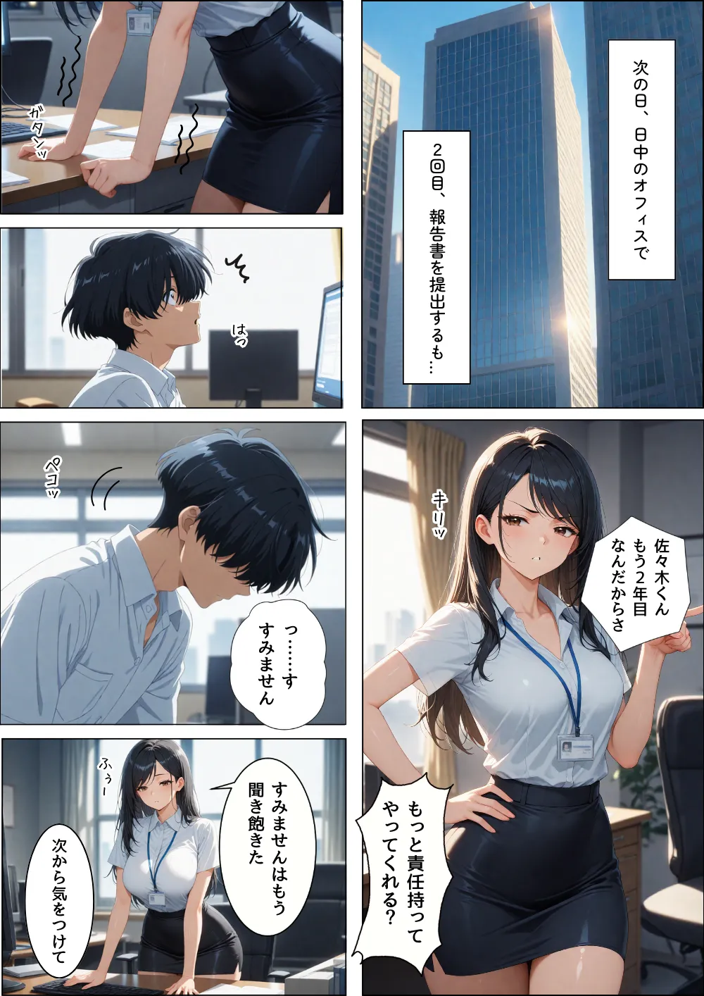 巨乳上司がエロすぎて  オフィスで生中出し 童貞を卒業した話 - 14ページ