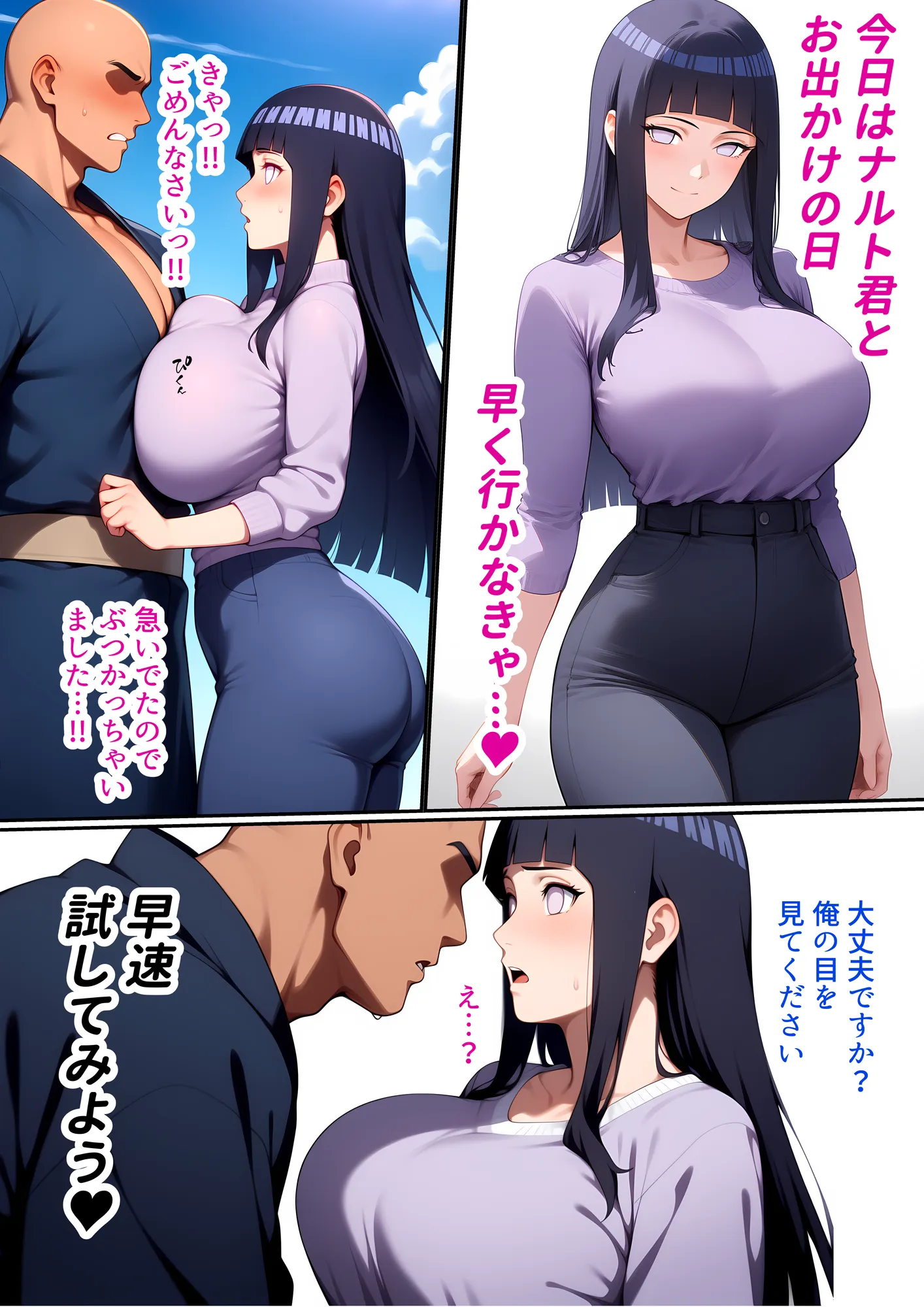 【フルカラー】幻術ハーレム忍法帖 1 ヒ●タ・ハ●ビ編|催●×快楽堕ち|禁断の幻術で心は抗うも体は快楽に堕ちる…忍ハーレム開幕! - 2ページ