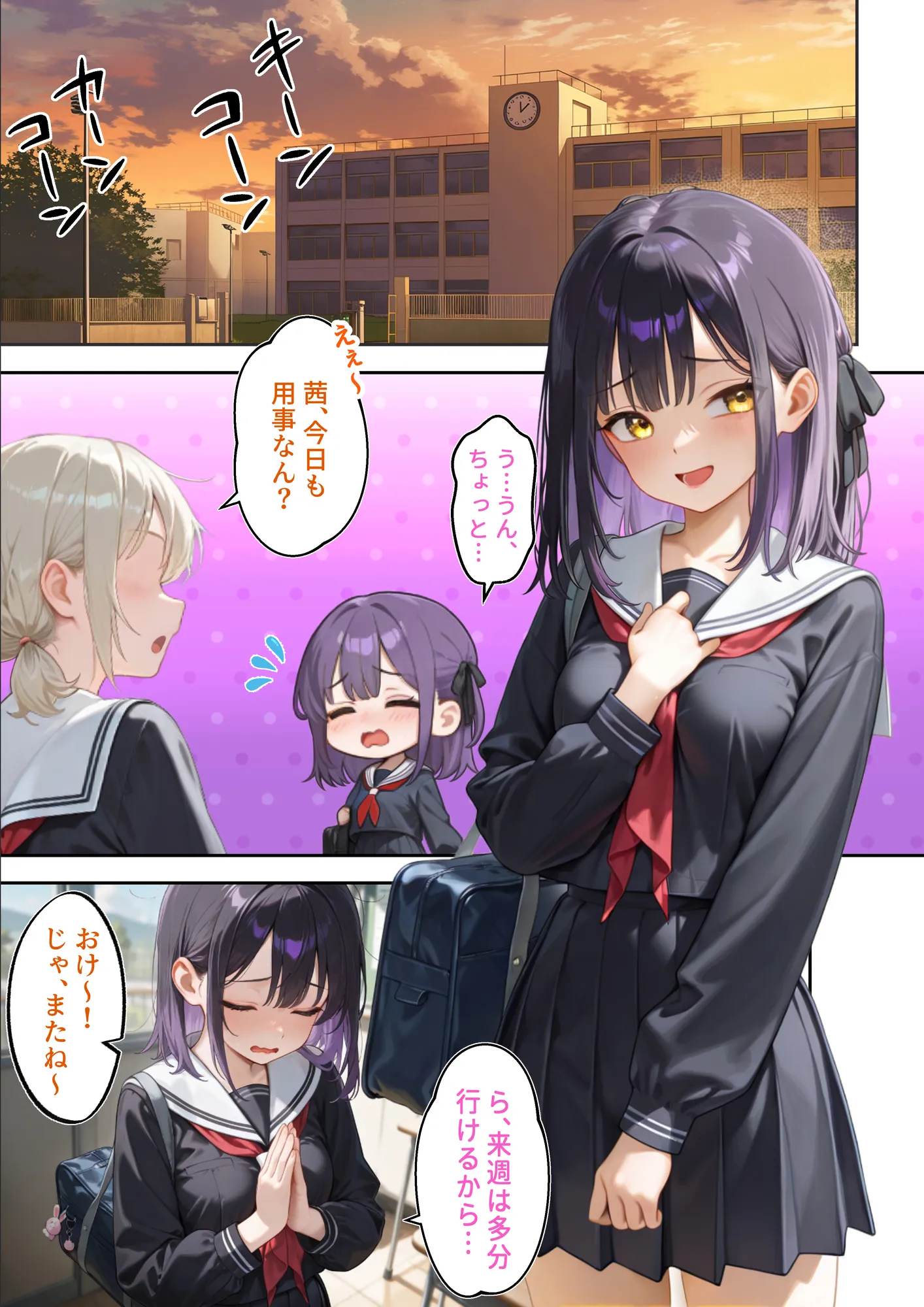 わからせ性教育〜大人しい清楚系J◯が裏垢配信やってたので、「お仕置き生徒指導」してやった〜 - 3ページ