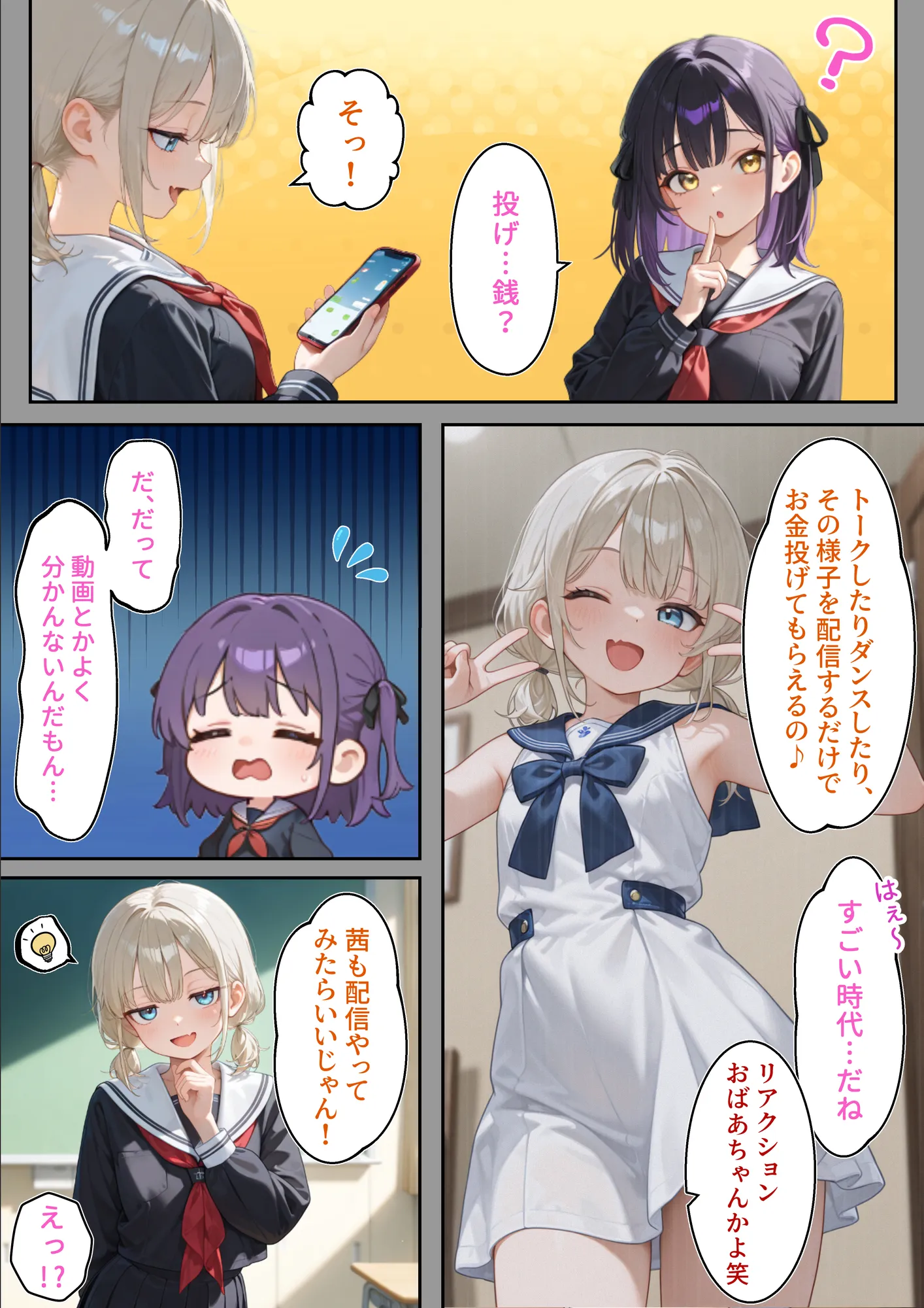 わからせ性教育〜大人しい清楚系J◯が裏垢配信やってたので、「お仕置き生徒指導」してやった〜 - 10ページ